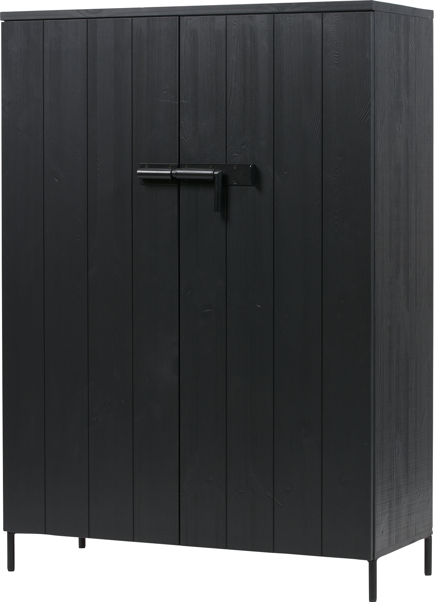 WOOOD Highboard »Bruut Midischrank, Hochkommode«, aus massive Kiefer, H 141 cm x B 100 cm