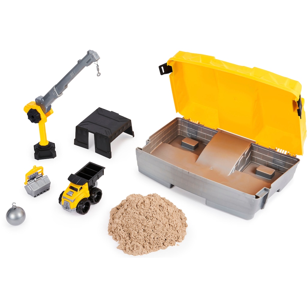 Spin Master Kreativset »Kinetic Sand - Construction Folding Sandbox 907 g«