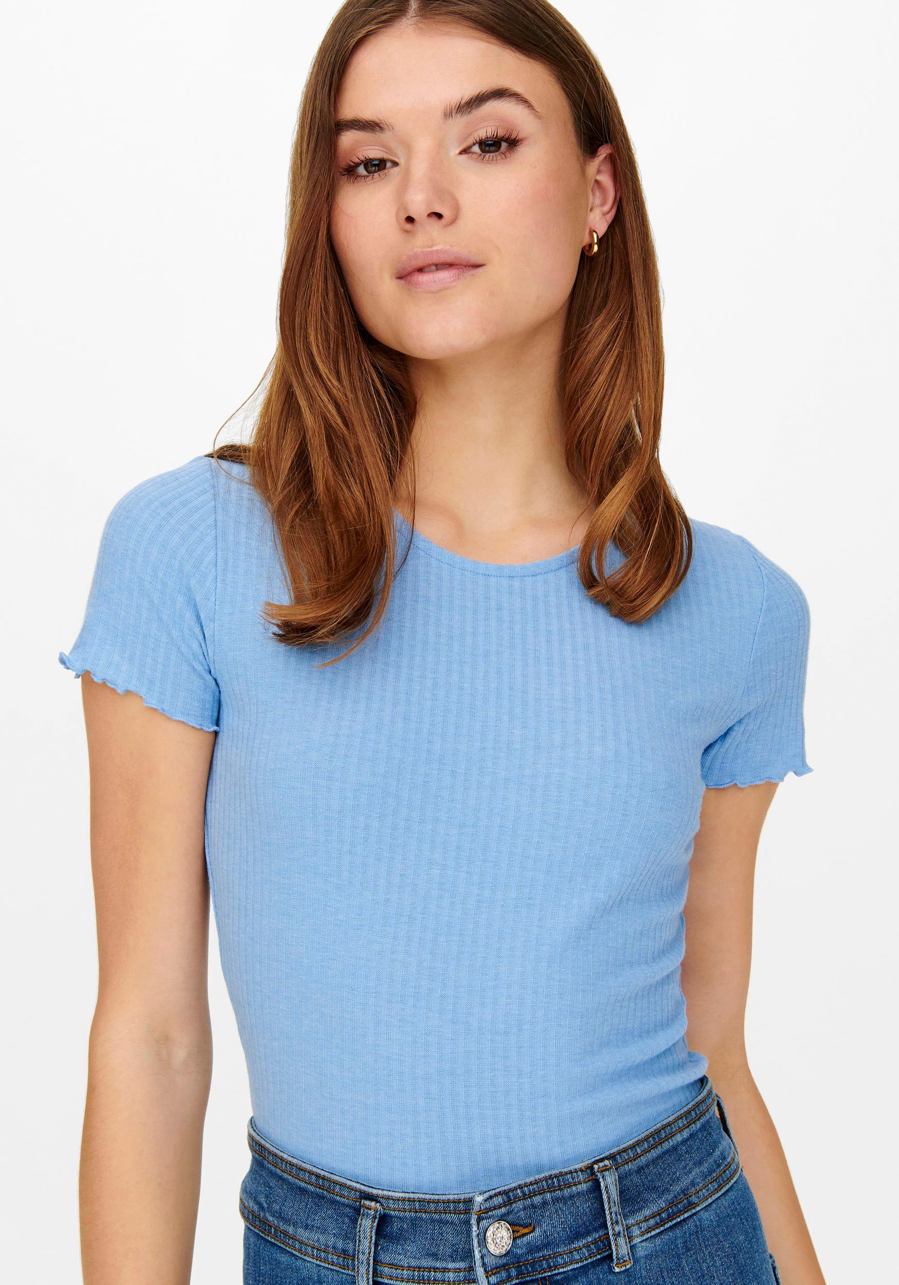 ONLY Rundhalsshirt »ONLEMMA S/S SHORT TOP NOOS JRS«