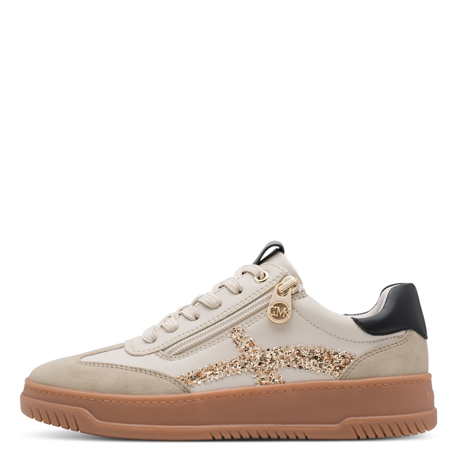 MARCO TOZZI by GMK Plateausneaker  Freizeitschuh, Halbschuh, Schnürer mit Glitzerdetails