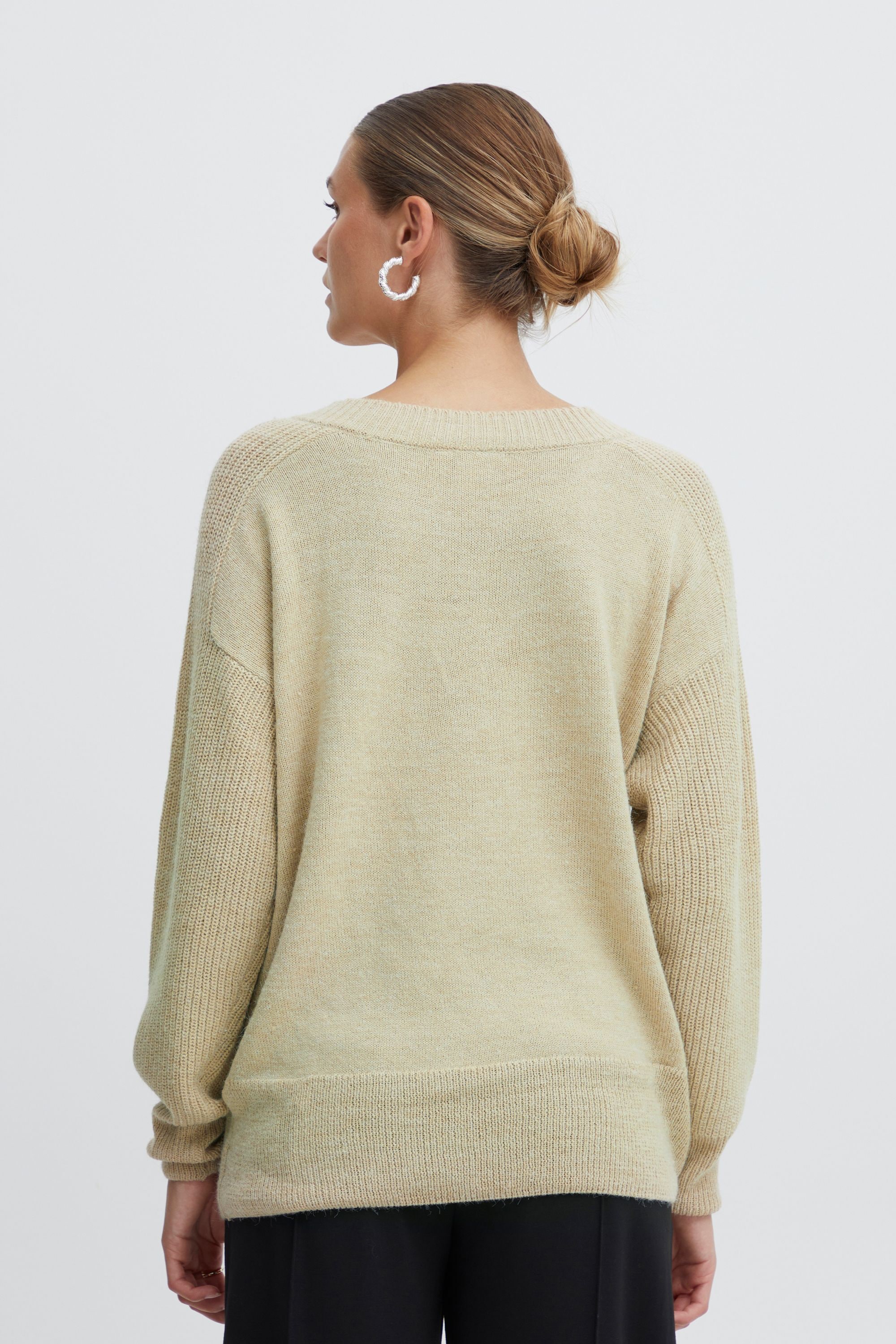 Ichi Strickfleece-Pullover »Strickpullover IHNovo«