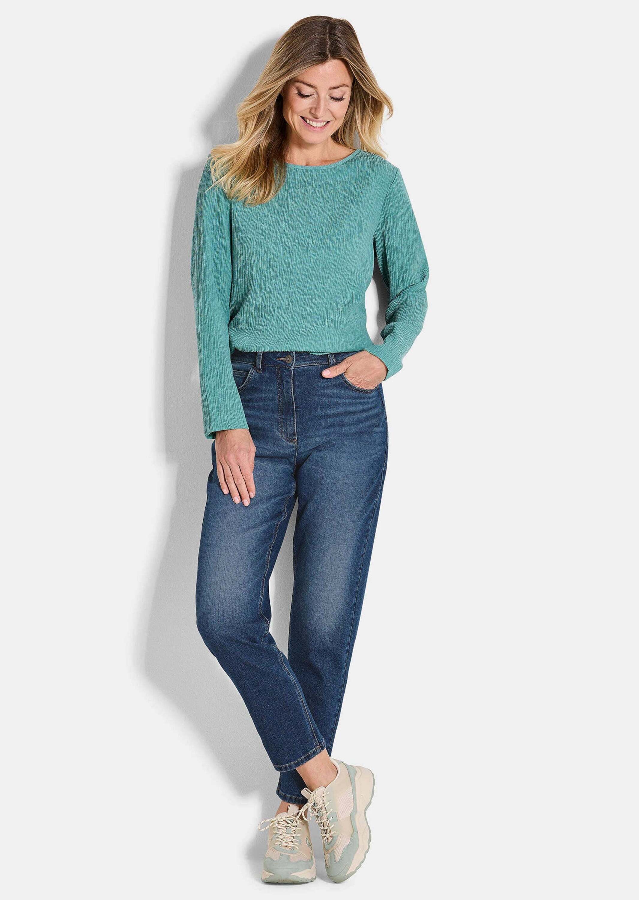 GOLDNER Regular-fit-Jeans »Baumwoll-Stretch Mom Jeans SARA« stretchbequeme Quälität