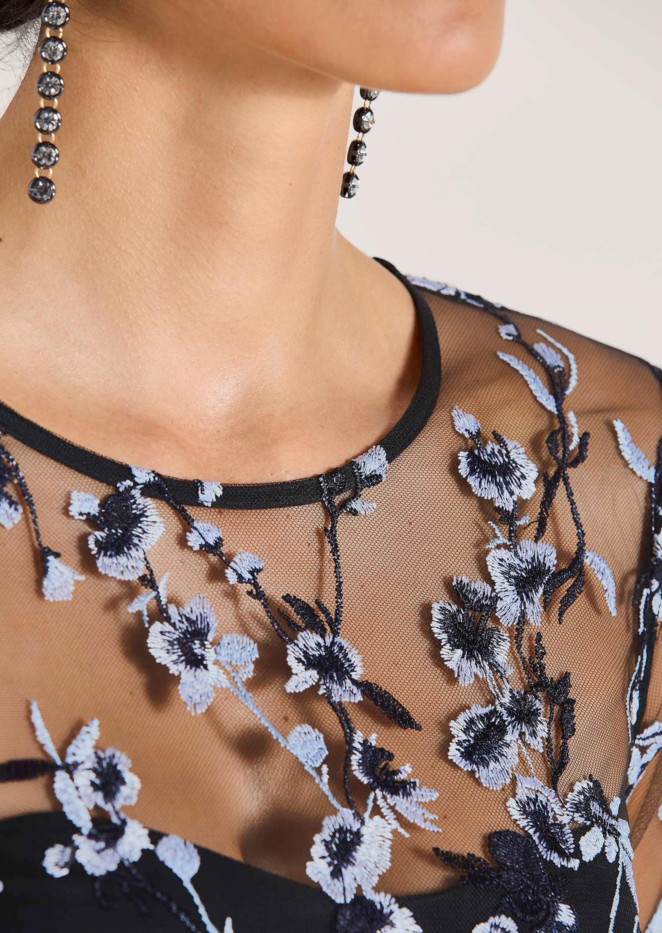 MADELEINE Cocktailkleid »Festkleid Etuikleid mit Blumenmuster«