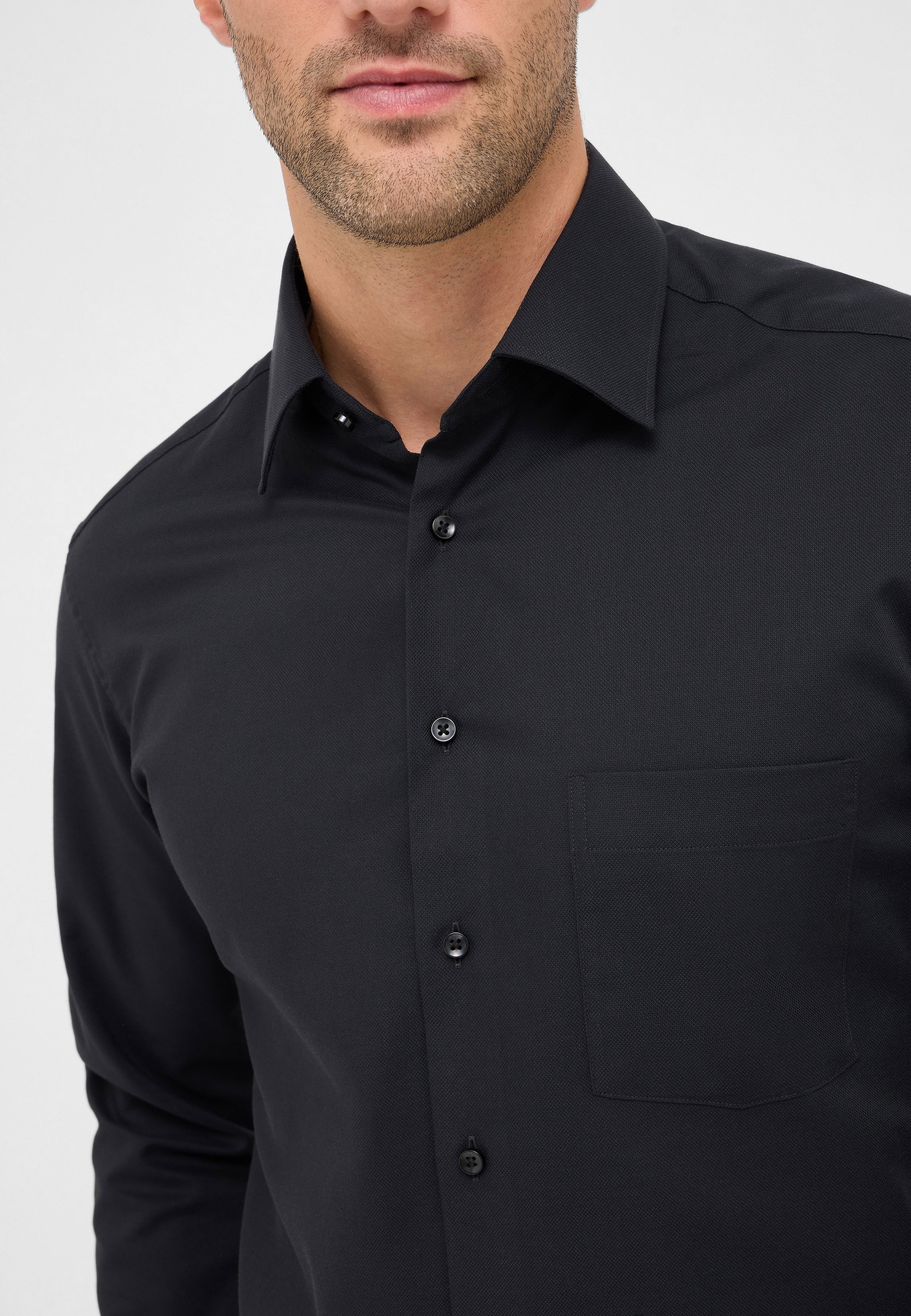 Eterna Langarmhemd »MODERN FIT« NON IRON (bügelfrei)