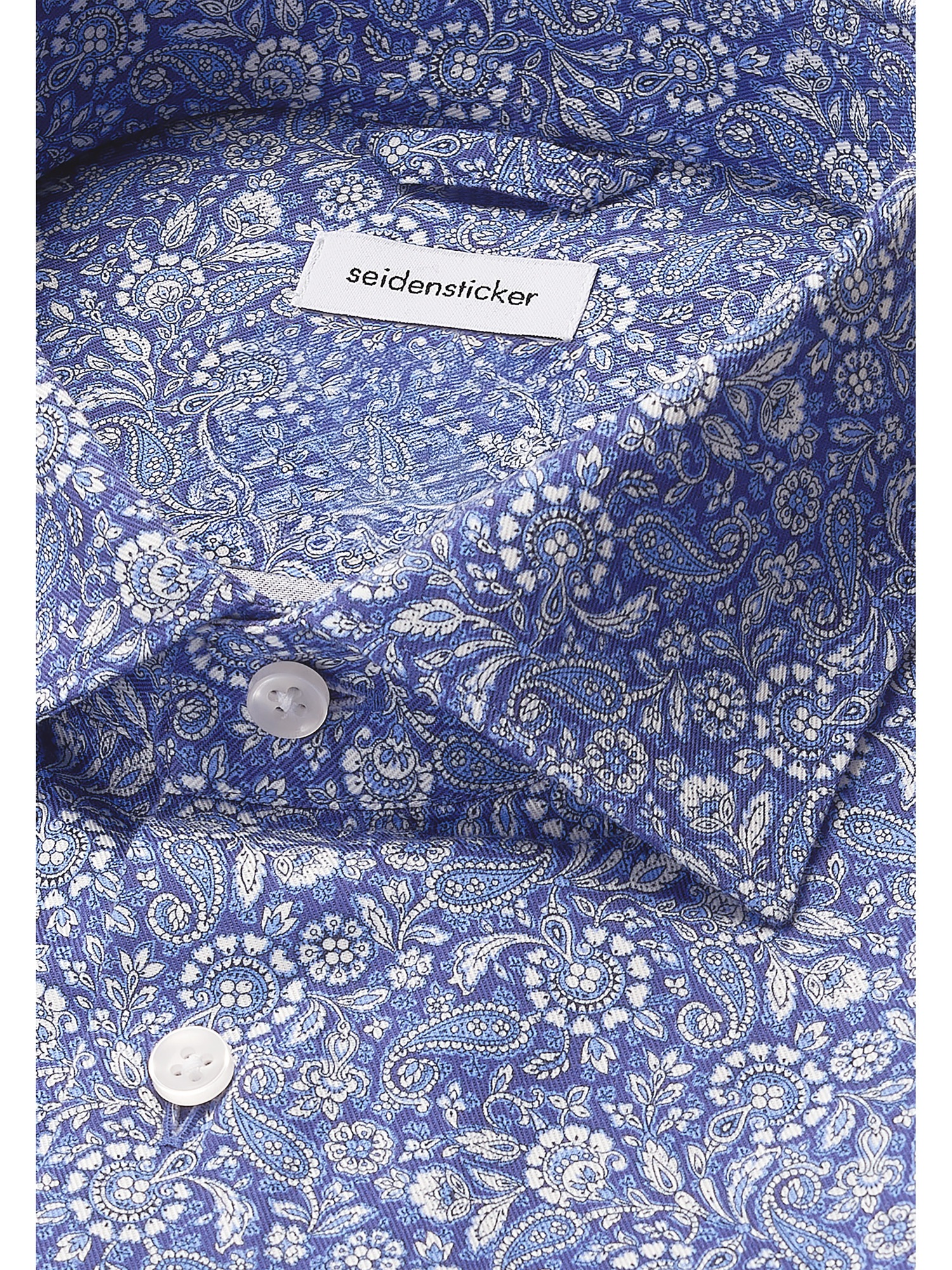 seidensticker Businesshemd »Schwarze Rose«, Slim 1/1 Kentkragen Paisley