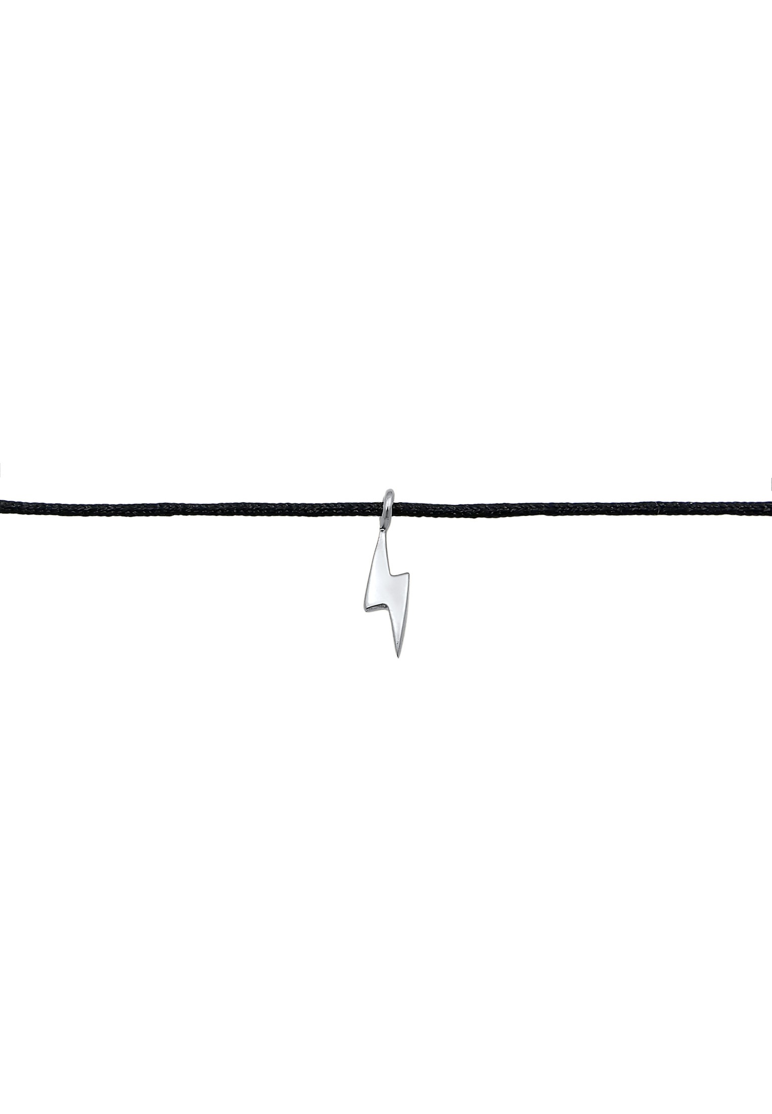 Elli Choker »Halskette Choker Blitz Nylonkette 925 Silber«