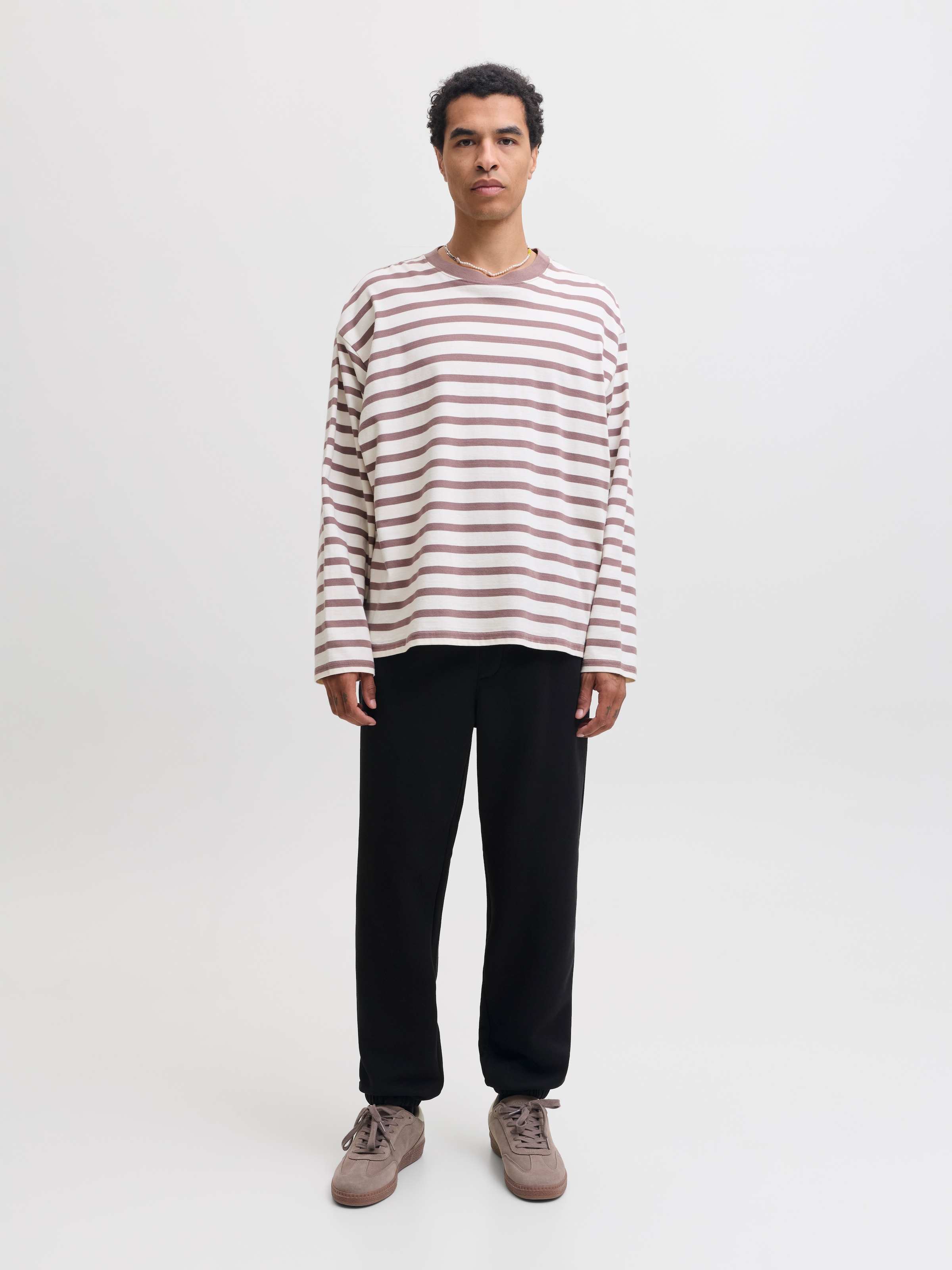 Jack & Jones Sweathose »JPSTKARL BRADLEY SWEAT PANT CUFFED«  Materialmix, regular fit