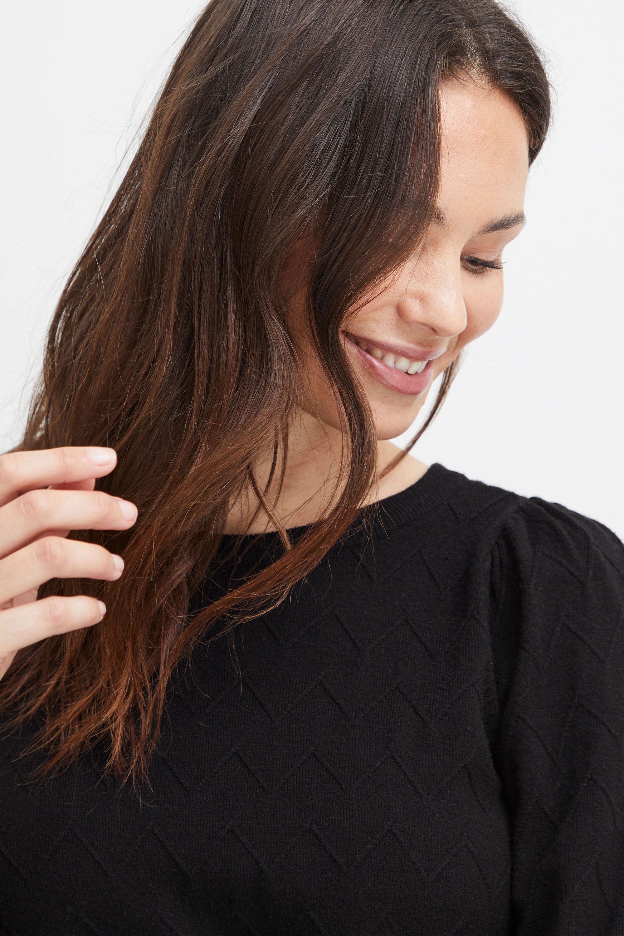 fransa Strickfleece-Pullover »Strickpullover FRMELANI PU 3«