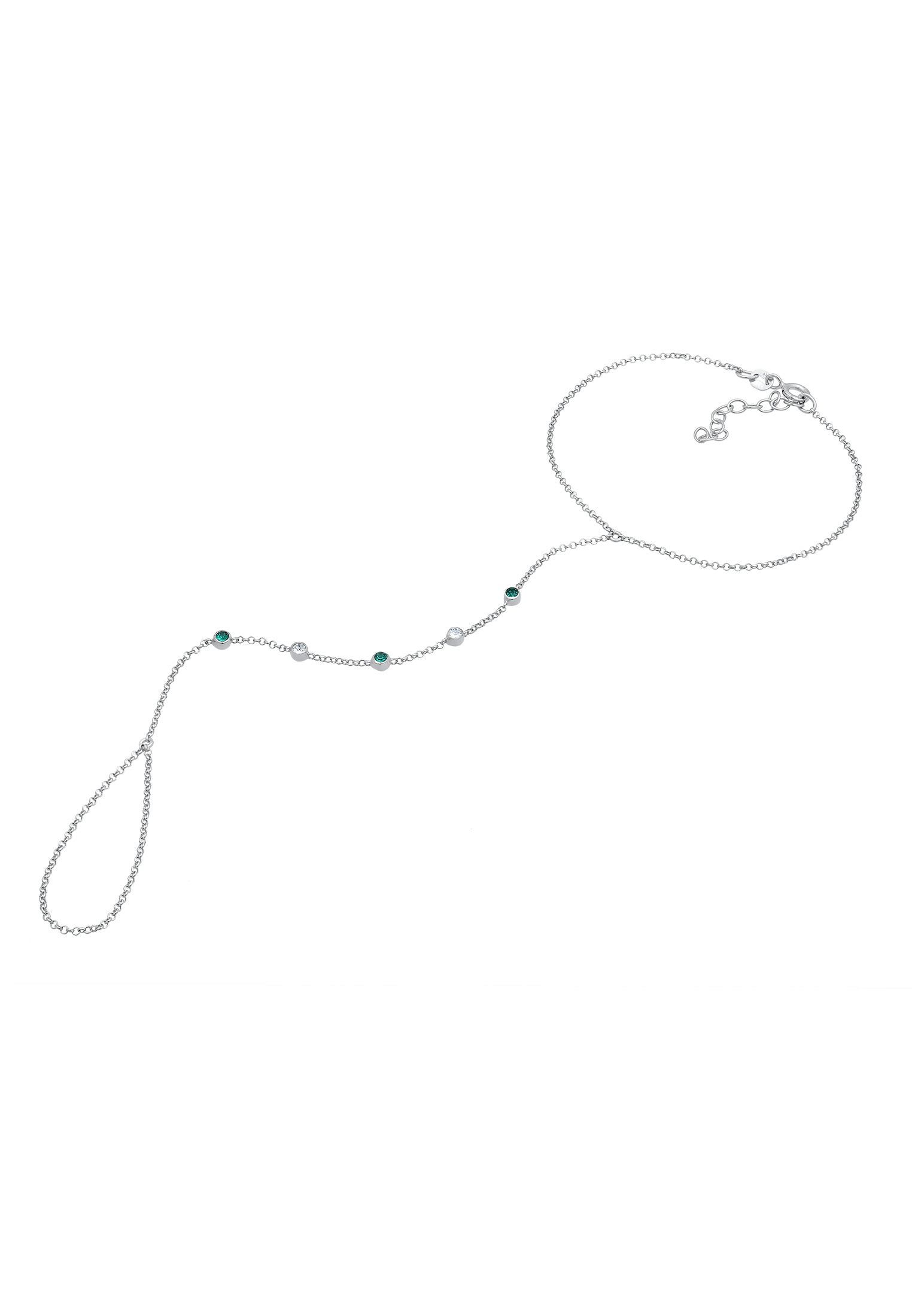 Elli Schmuckset »Armband Hand Chain Handkette Armband 925 Silber« ()