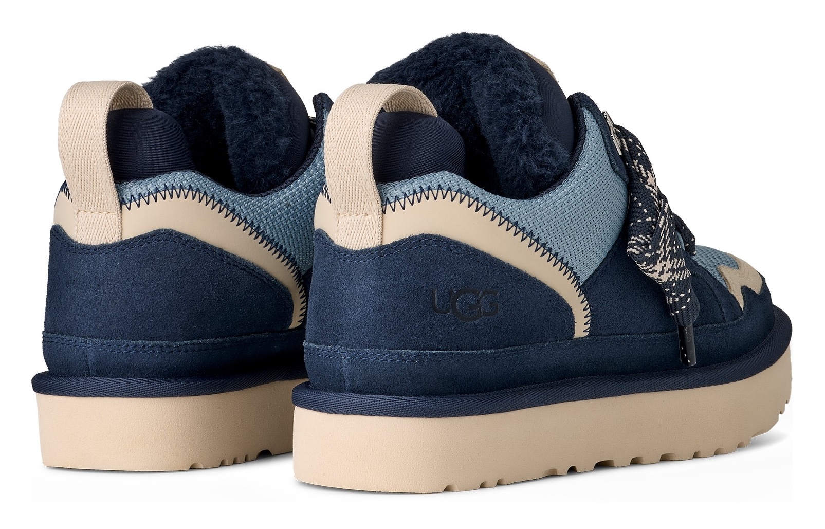 UGG Plateausneaker »LOWMEL«, Midcut Sneaker, Schnürschuh mit gepolstertem Schaftrand