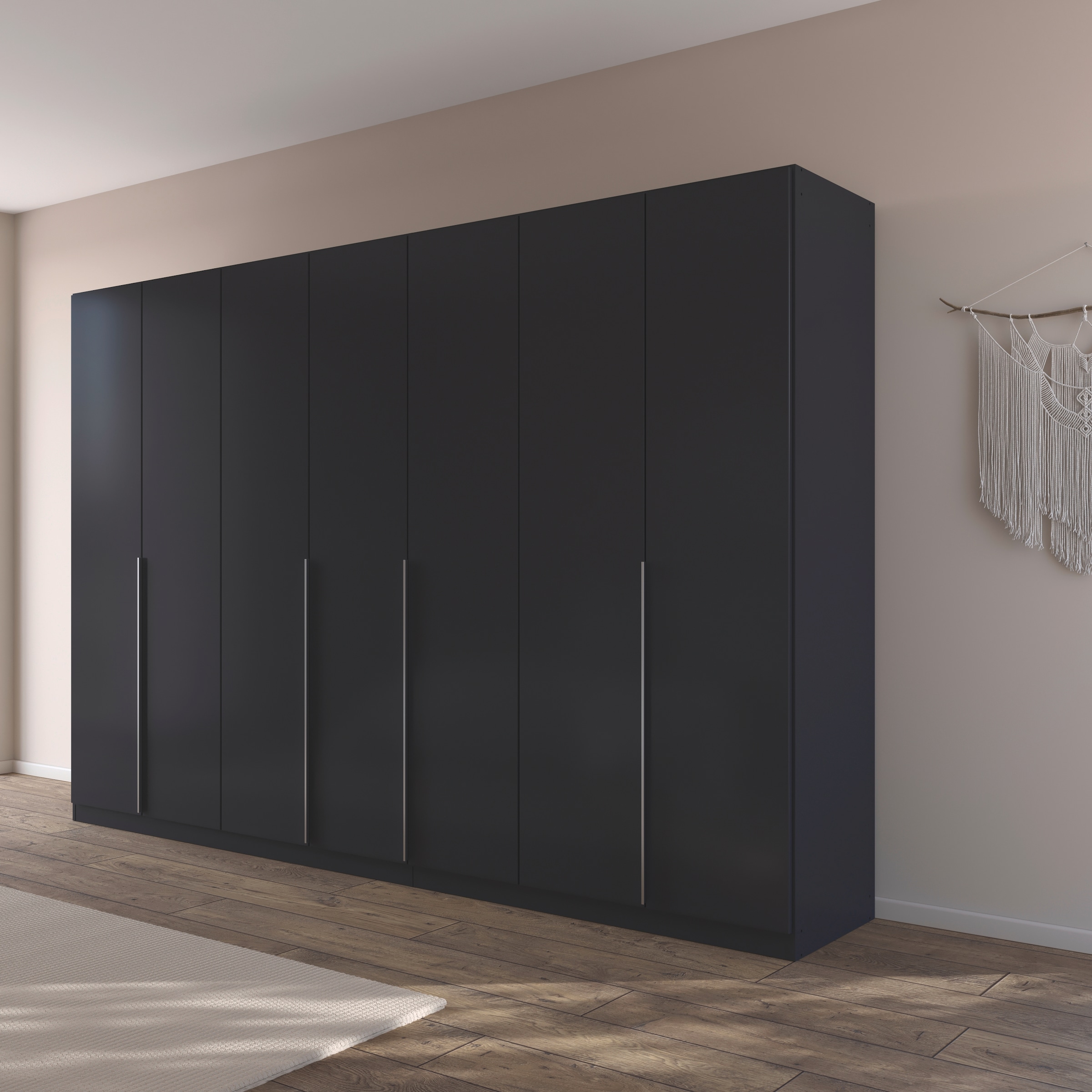rauch Drehtürenschrank »Kleiderschrank Schrank Garderobe AGORDO TOPSELLER Schlafzimmer«, (in zwei Griff-Farben mit Dekor- oder Hochglanzfront), durchdachte Innenausstattung, in 6 Breiten und 2 Höhen MADE IN GERMANY
