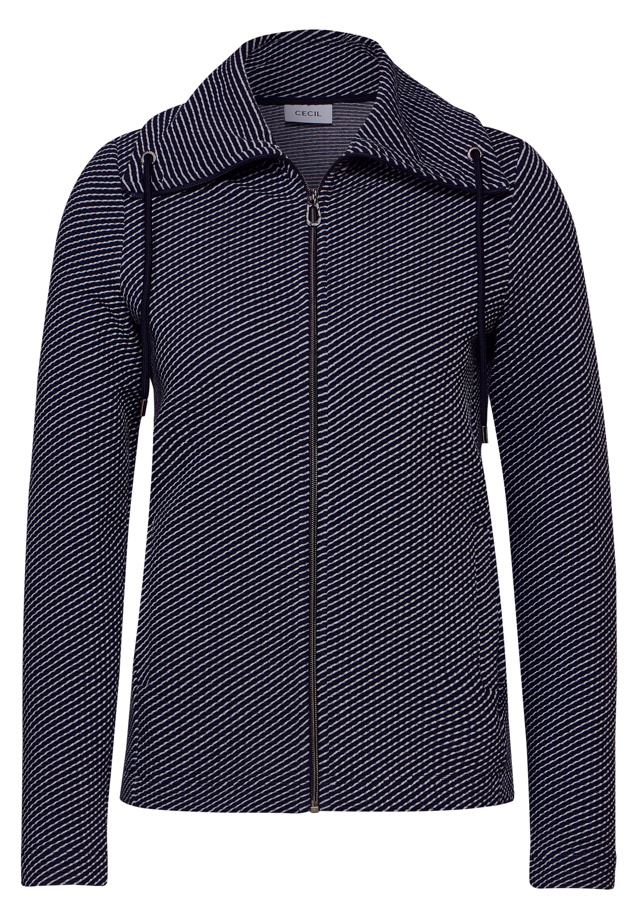 Cecil Sweatjacke, mit Stehkragen