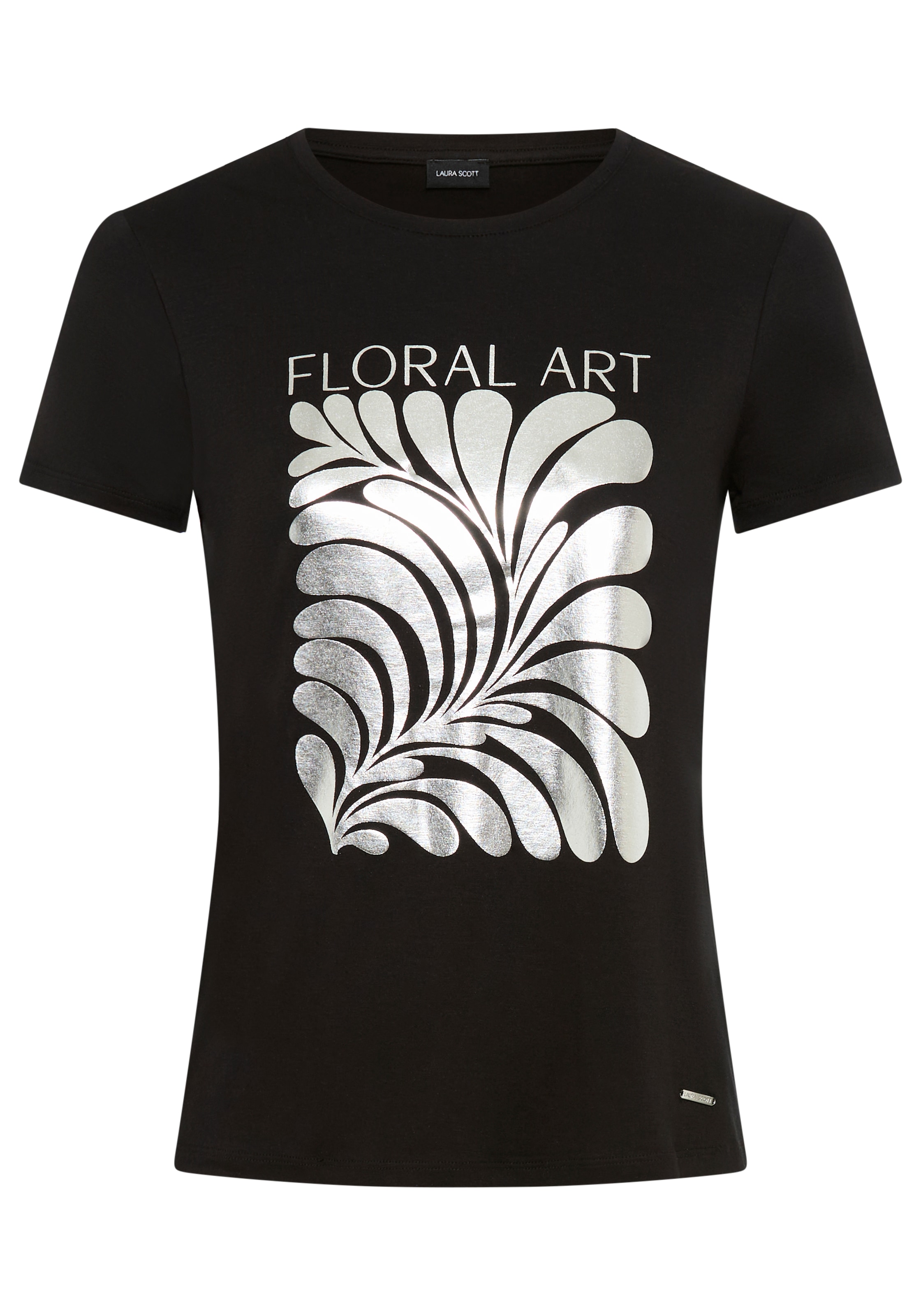 Laura Scott T-Shirt, mit Folien-Print - NEUE KOLLEKTION
