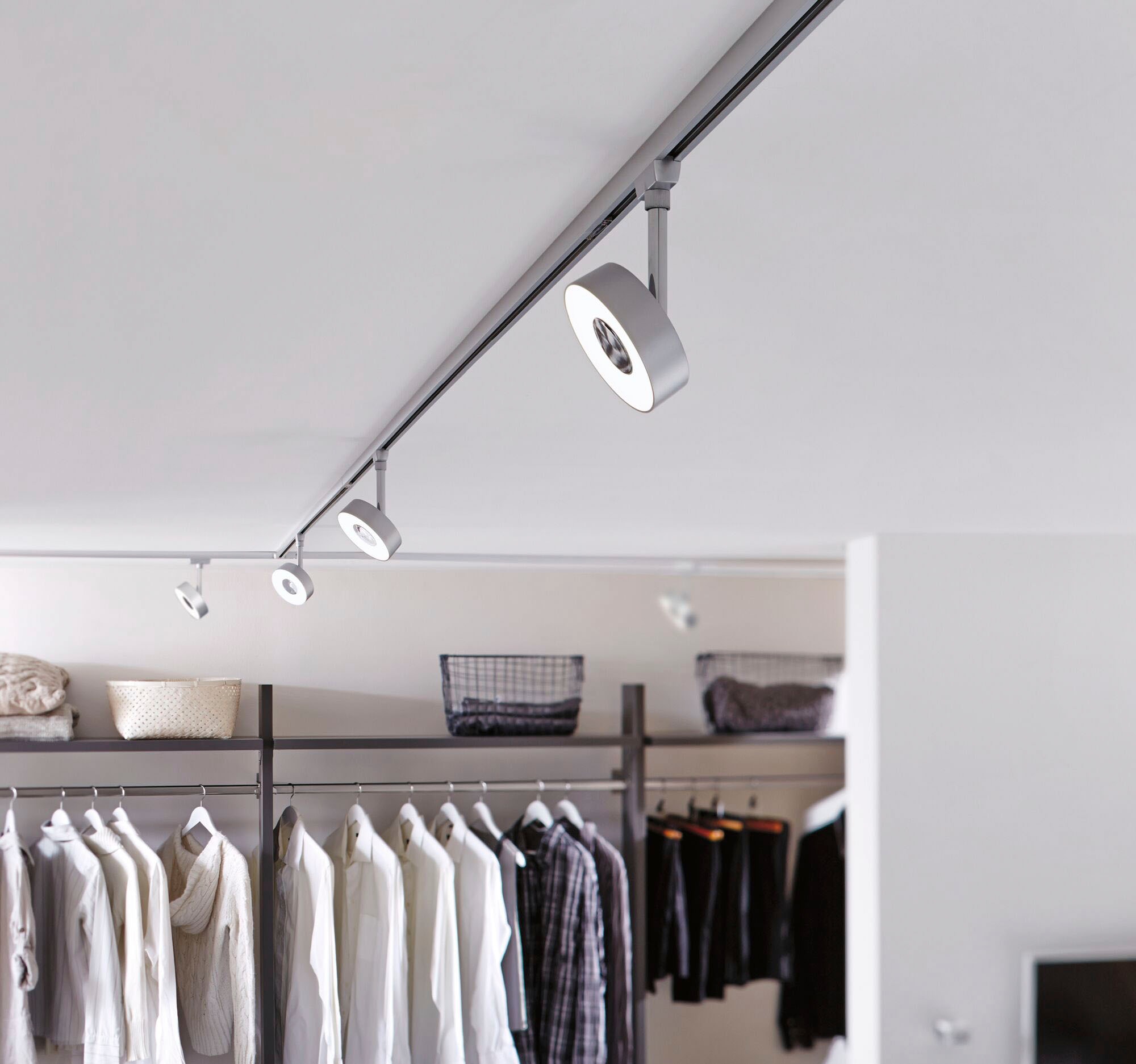 Paulmann Schienensystem-Leuchten »URail Spot Circle 1x5W 4000K 230V«, 3-Step-Dimmbar