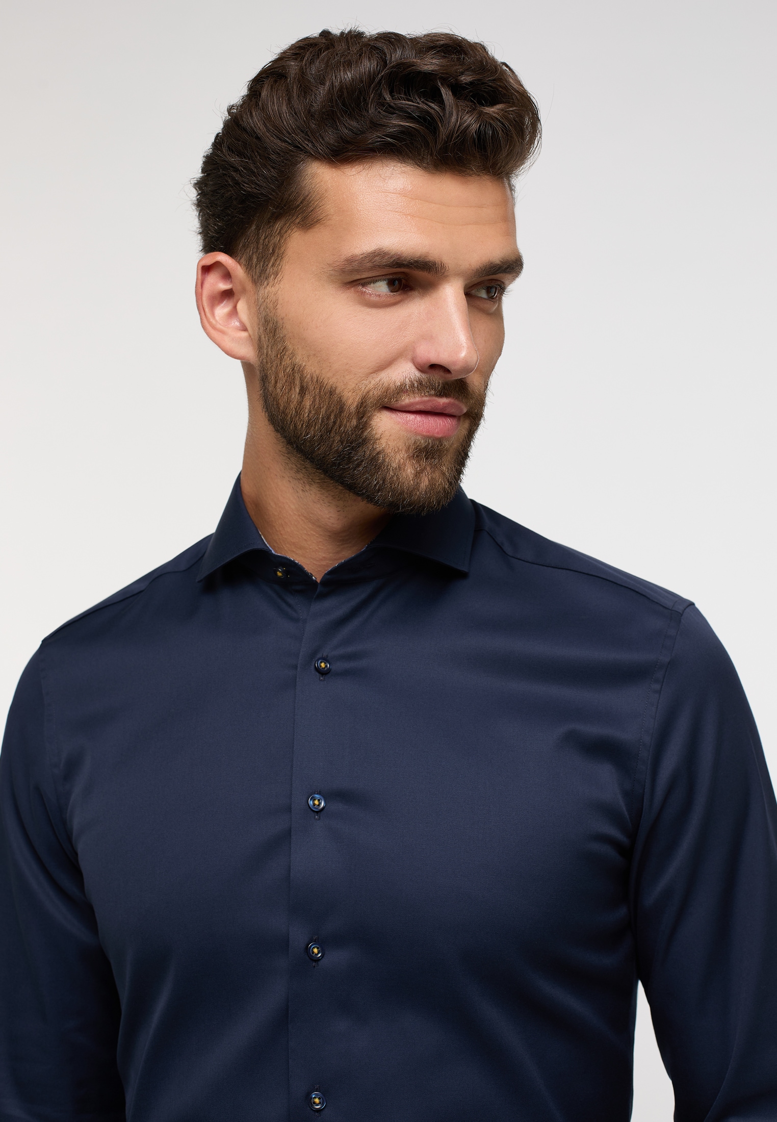 Eterna Langarmhemd »SLIM FIT«, NON IRON (bügelfrei)