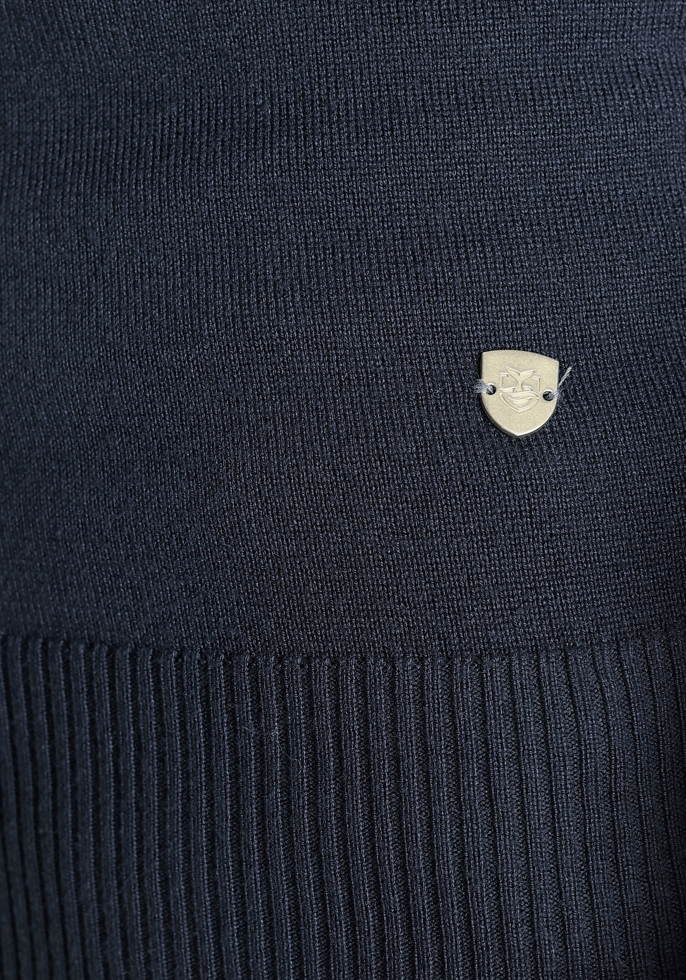 DELMAO V-Ausschnitt-Pullover