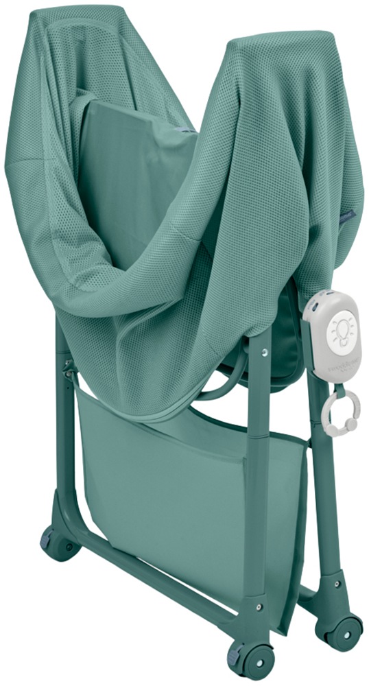 ingenuity Baby-Reisebett »Snooze & Stow™ Easy-Folding Bassinet, grün« faltbar