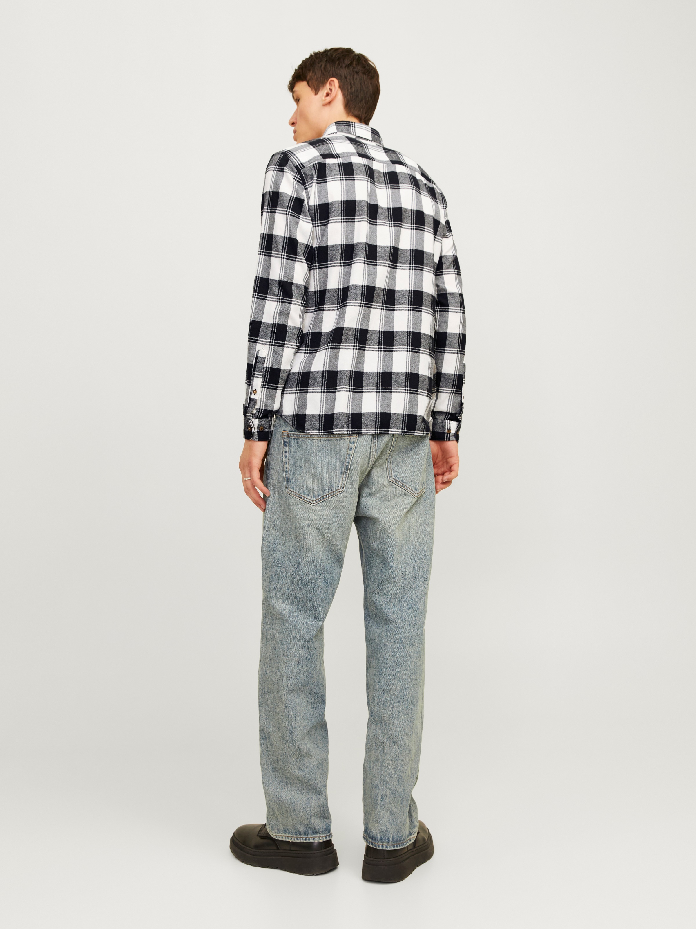Jack & Jones Langarmhemd »JJJOSHUA FALL BUFFALO SHIRT LS«