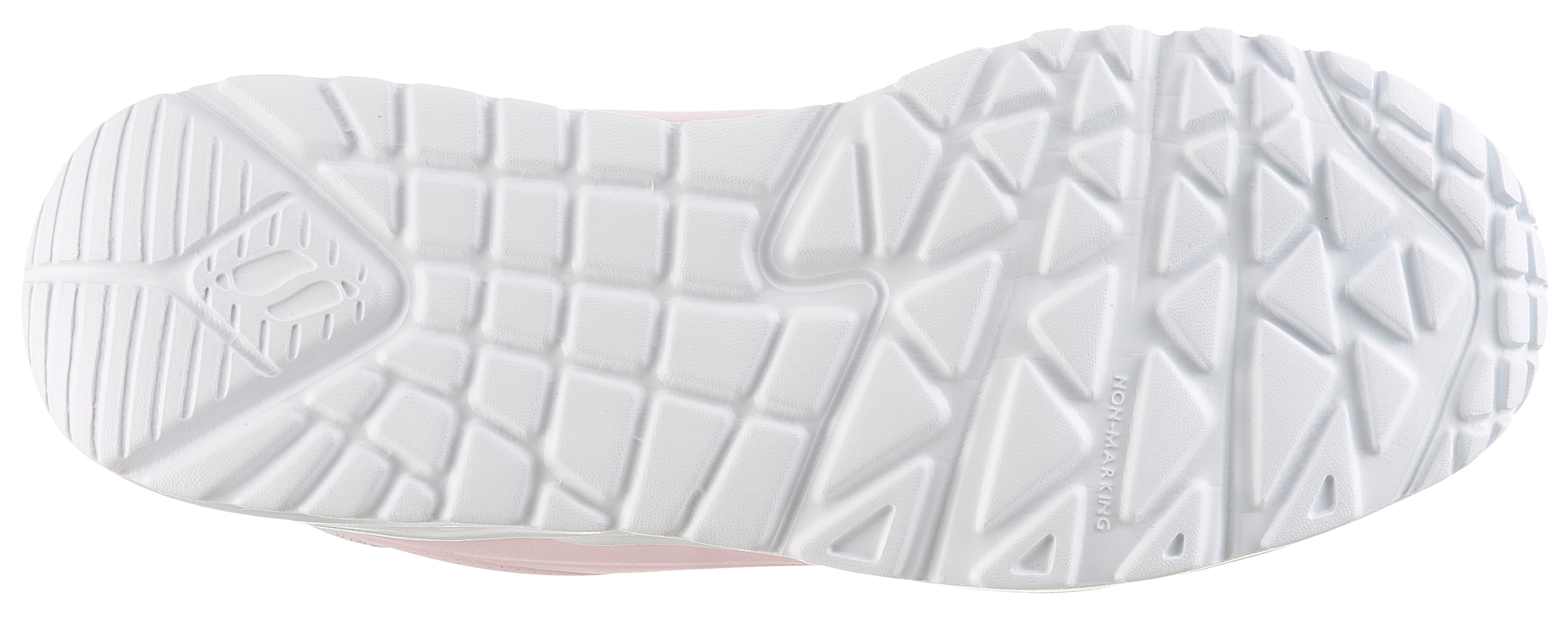 Skechers Sneaker »UNO LITE«  , Schnür,-Plateausneaker mit Metallic, Größenschablone zum Download