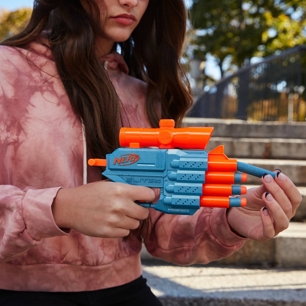 Hasbro Blaster »Nerf Elite 2.0 Prospect QS-4«, inklusive 8 Darts