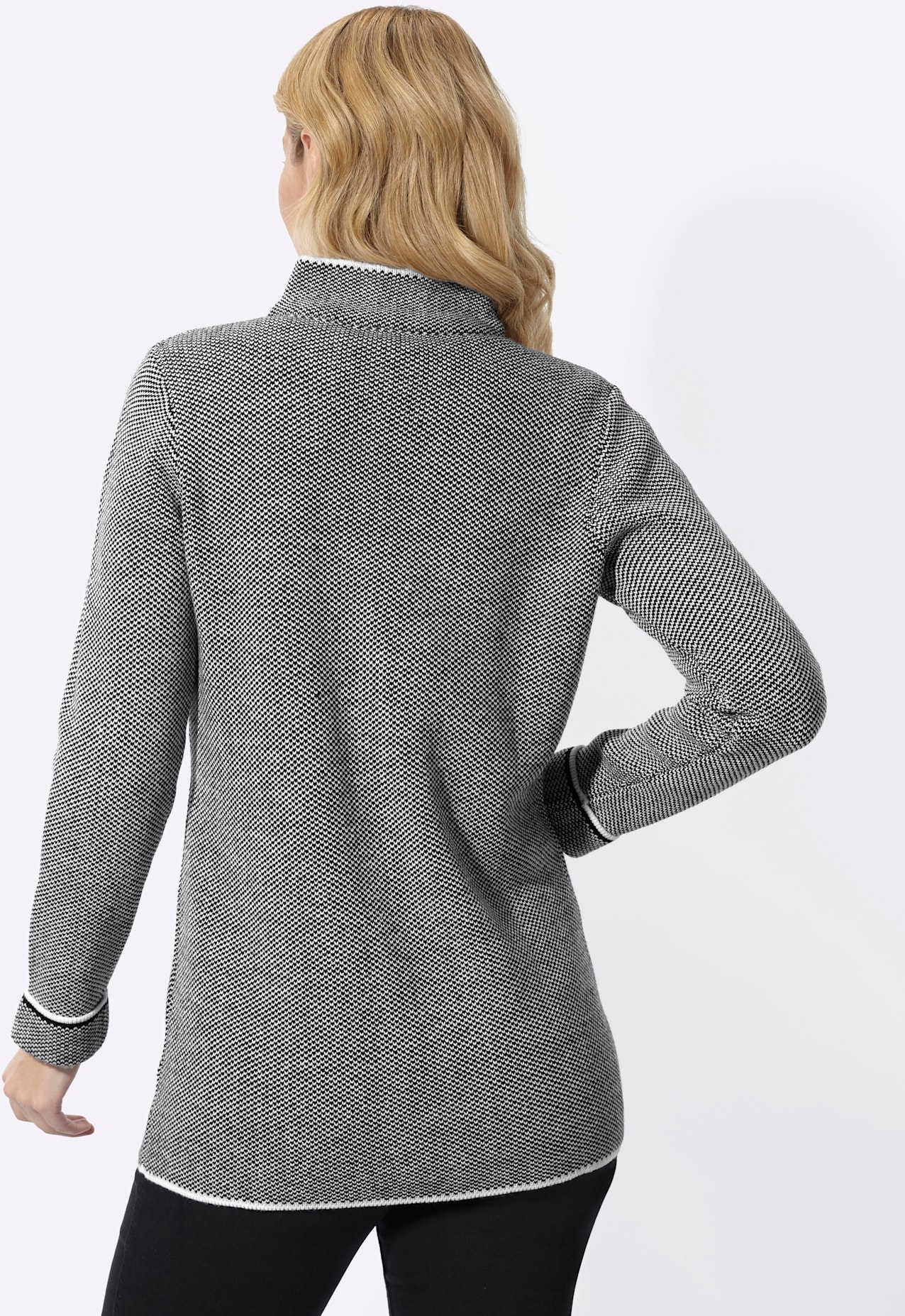 Classic Basics Longstrickjacke