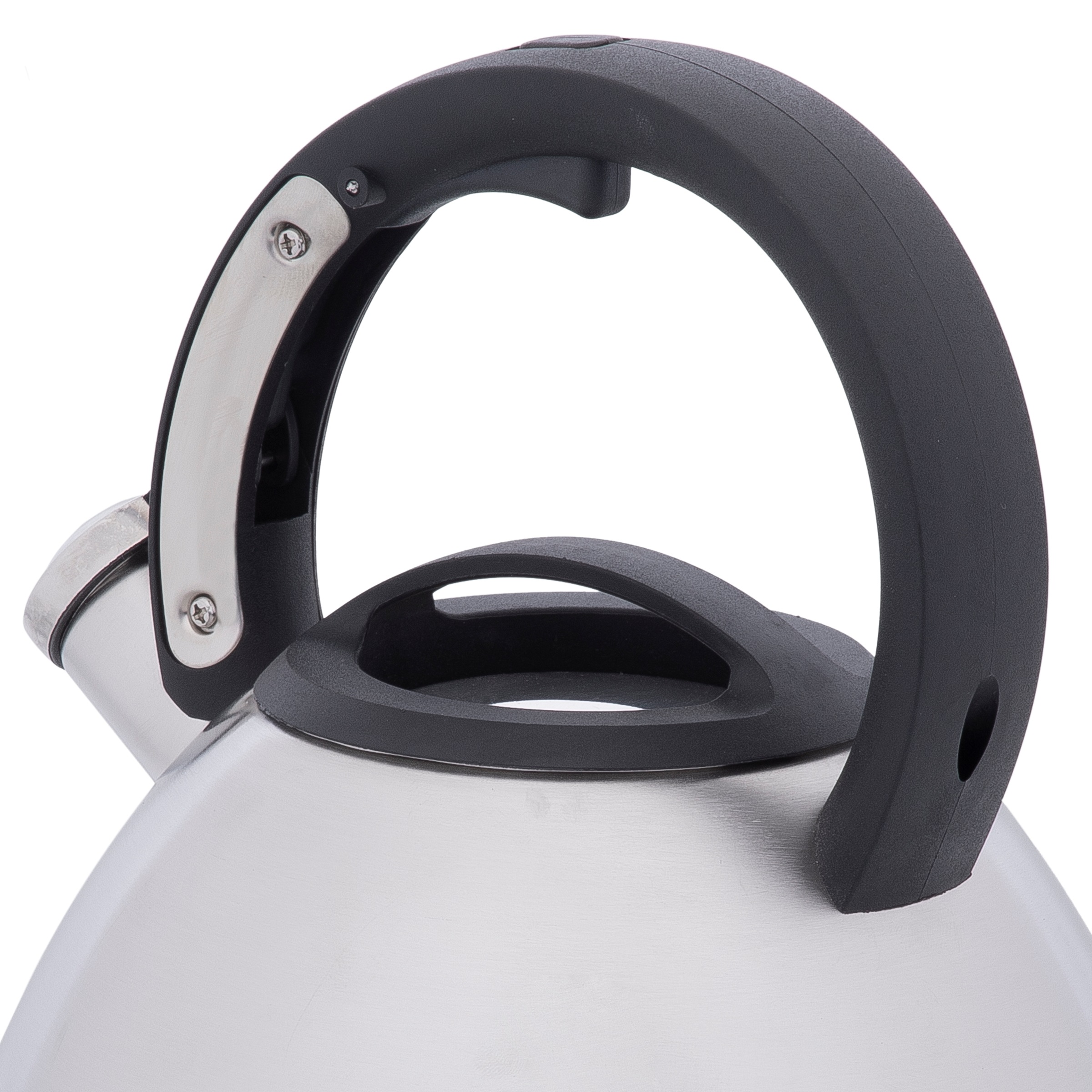 RESTO Kitchenware Wasserkessel »Lyra, Flötenkessel 2,7 l mit wärmespeicherndem Boden im Geschenkkarton« 1 Stk. tlg. Edelstahl