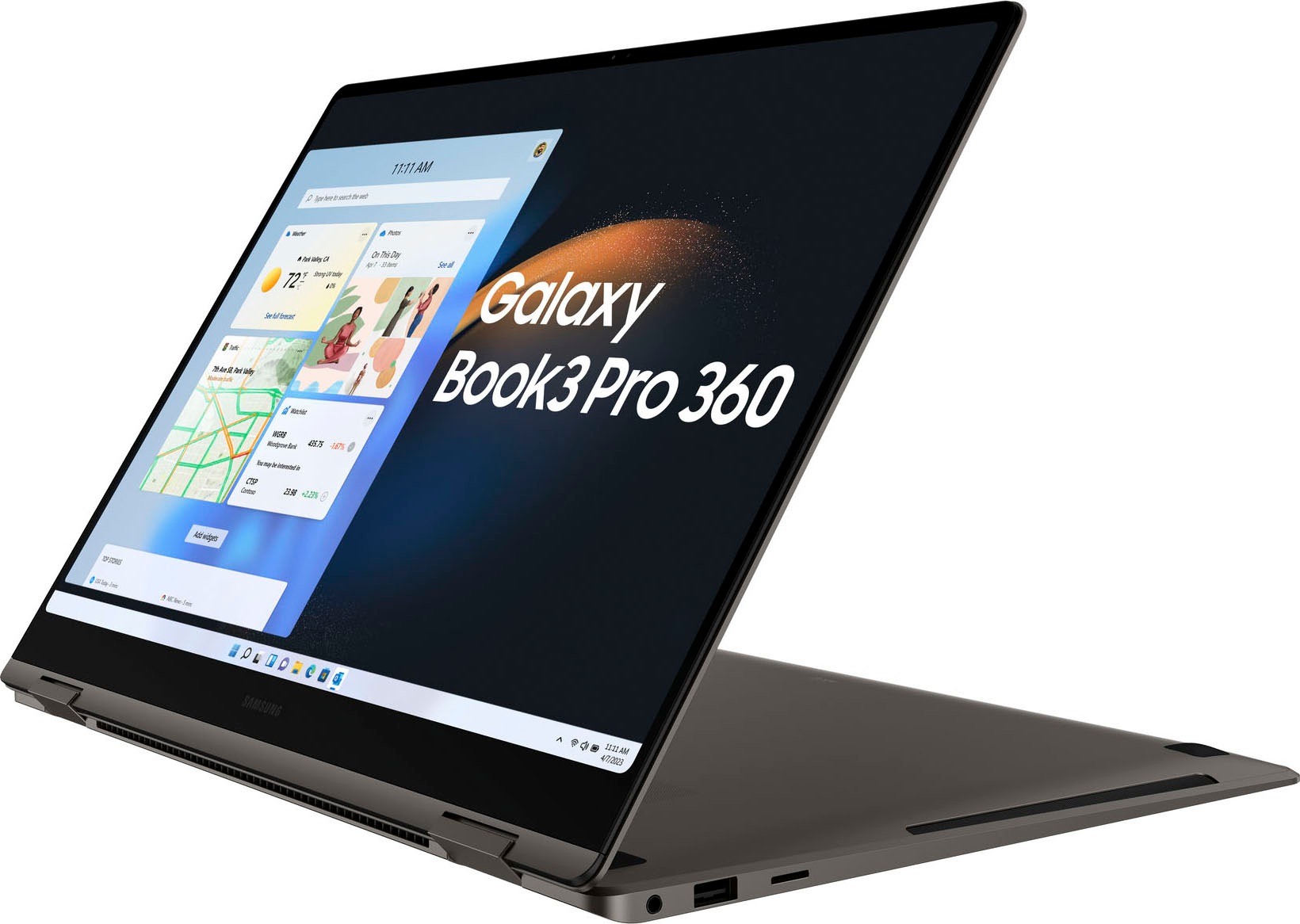 Samsung Notebook »Galaxy Book3 Pro 360«, 40,62 cm, / 16 Zoll, Intel, Core i7, Iris Xe Graphics, 512 GB SSD