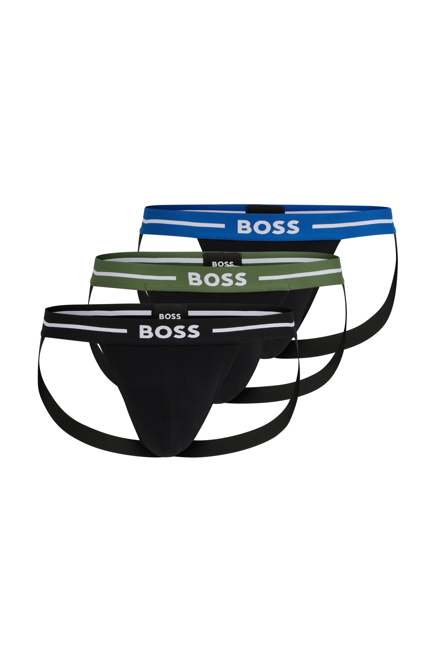 Slip »Jockstrap 3P Bold«, (Packung, 3er), mit elastischem Bund