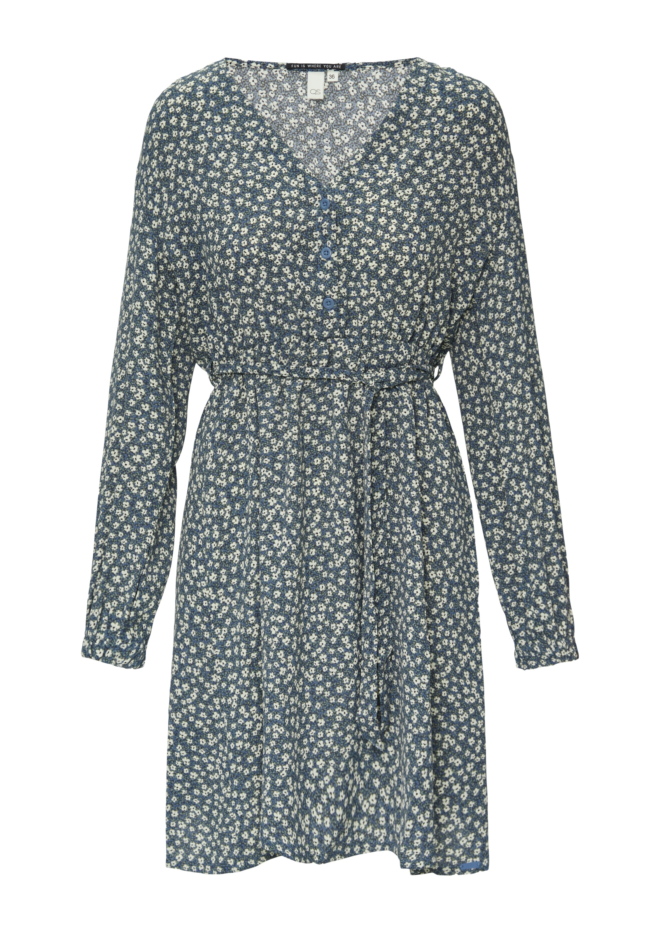 QS Sommerkleid, mit All-Over Print