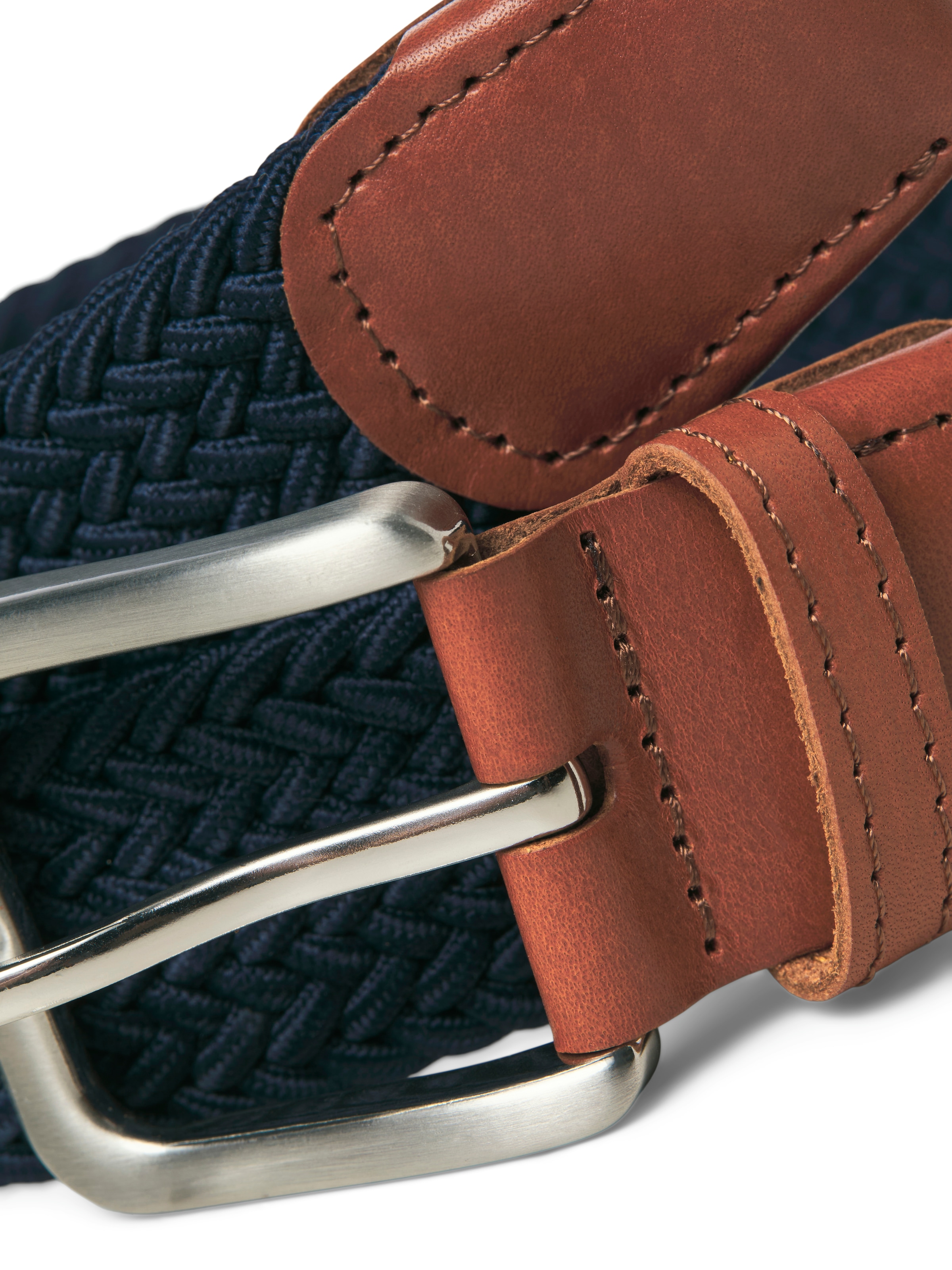 Jack & Jones Stretchgürtel »JACSPRING WOVEN BELT NOOS« Materialmix,