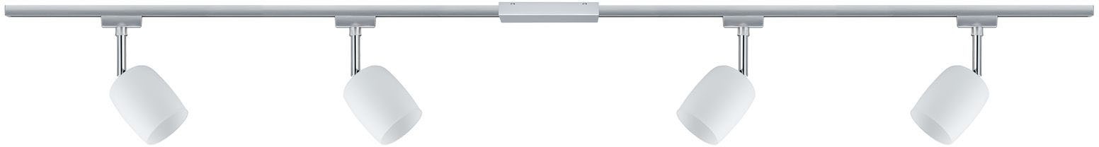 Paulmann Schienensystem-Leuchten »URail Set G9 Blossom Satin Chrom matt max. 4x10W Schienensystem«, G9