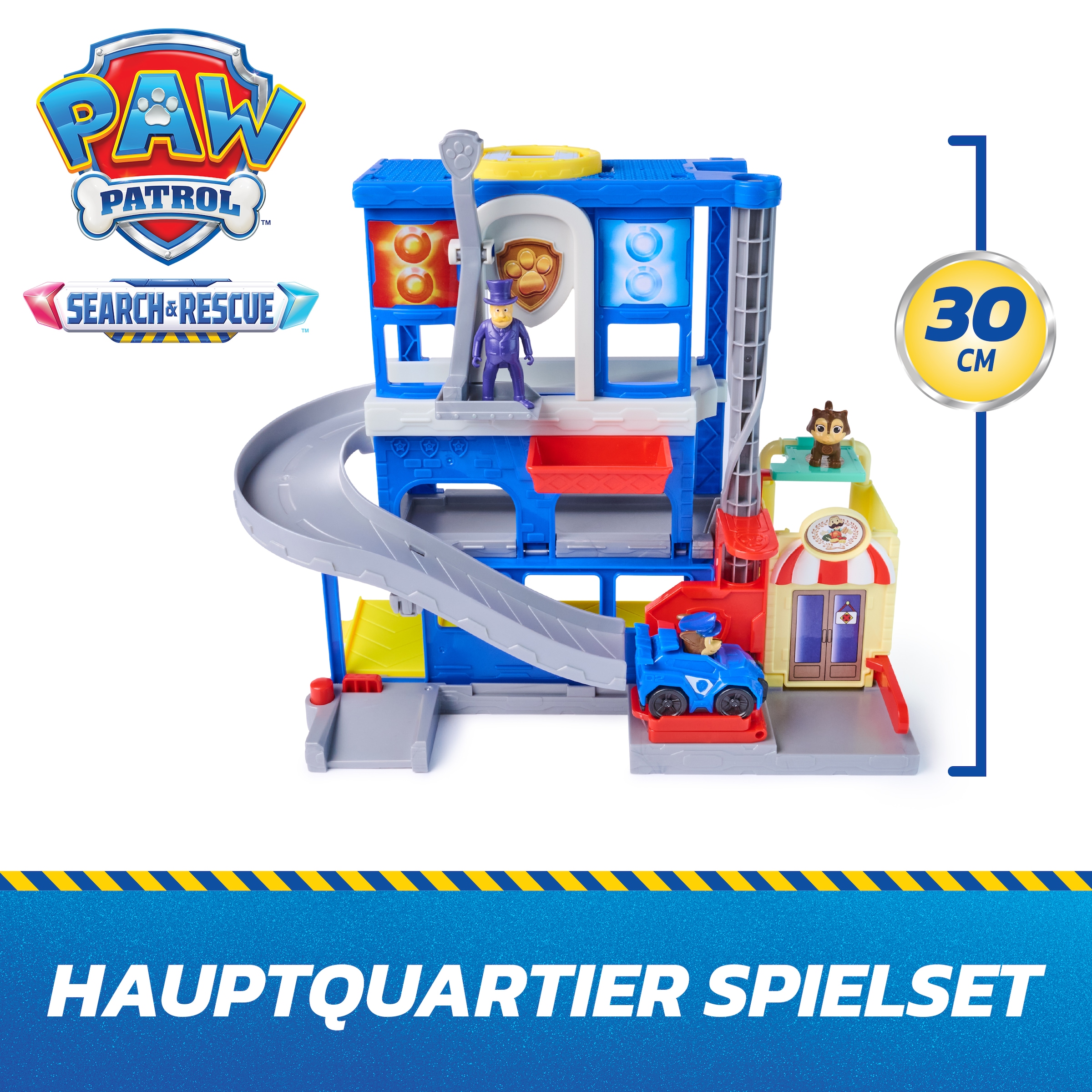 Spin Master Spielwelt »PAW Patrol - Search & Rescue: Pup Squad Hauptquartier Spielset«