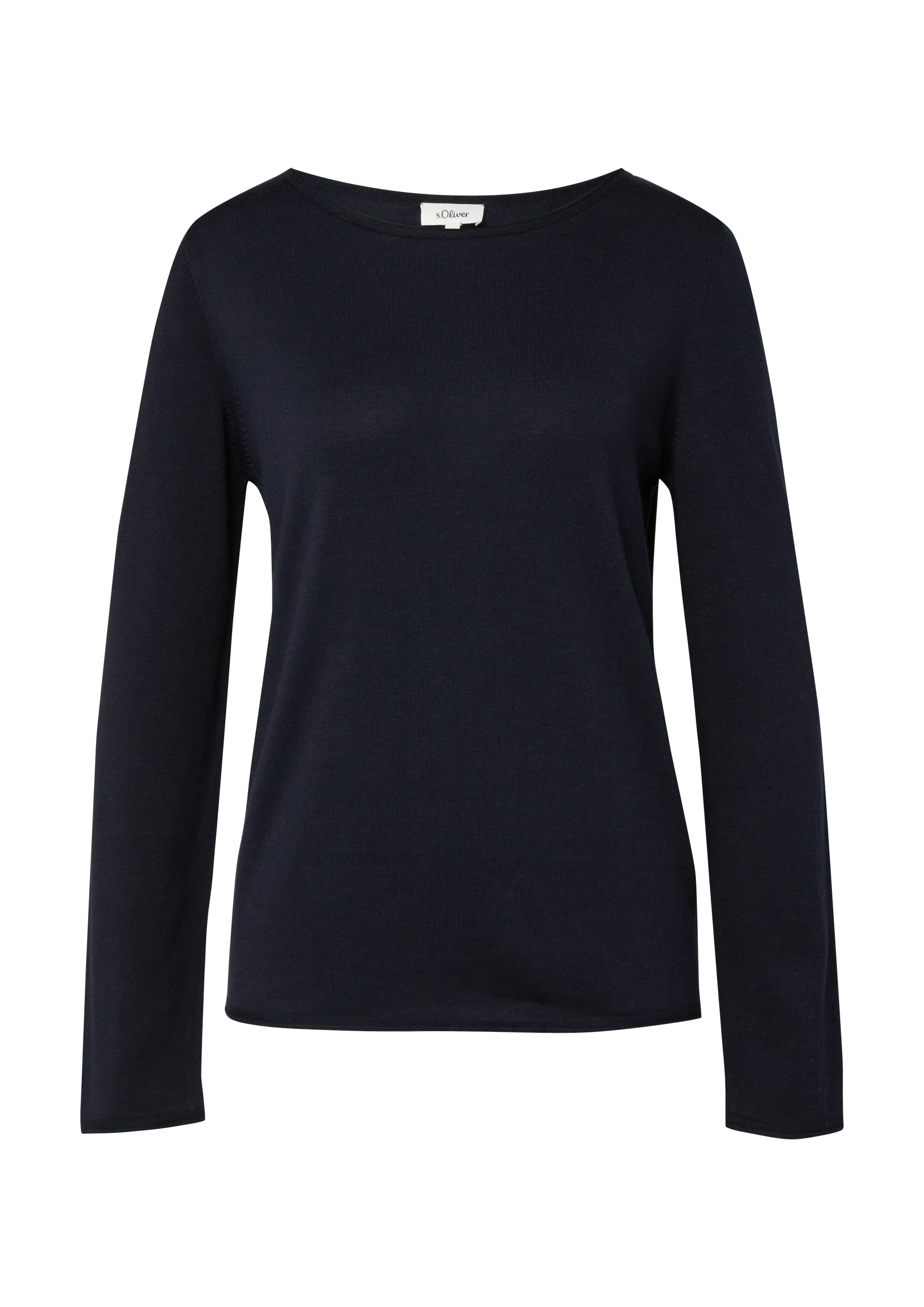 s.Oliver Strickpullover mit U-Boot-Ausschnitt
