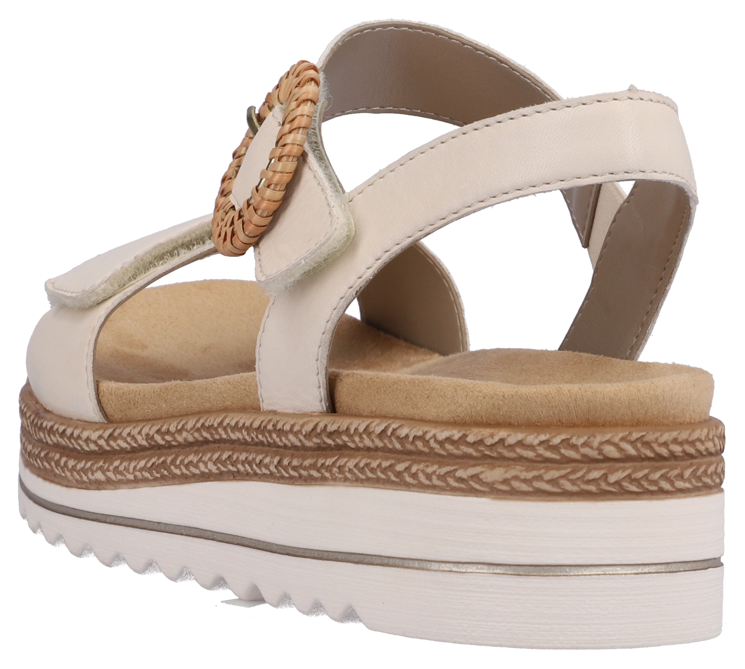Remonte Keilsandalette, Sommerschuh, Riemchensandale mit praktischem Klettverschlüssen