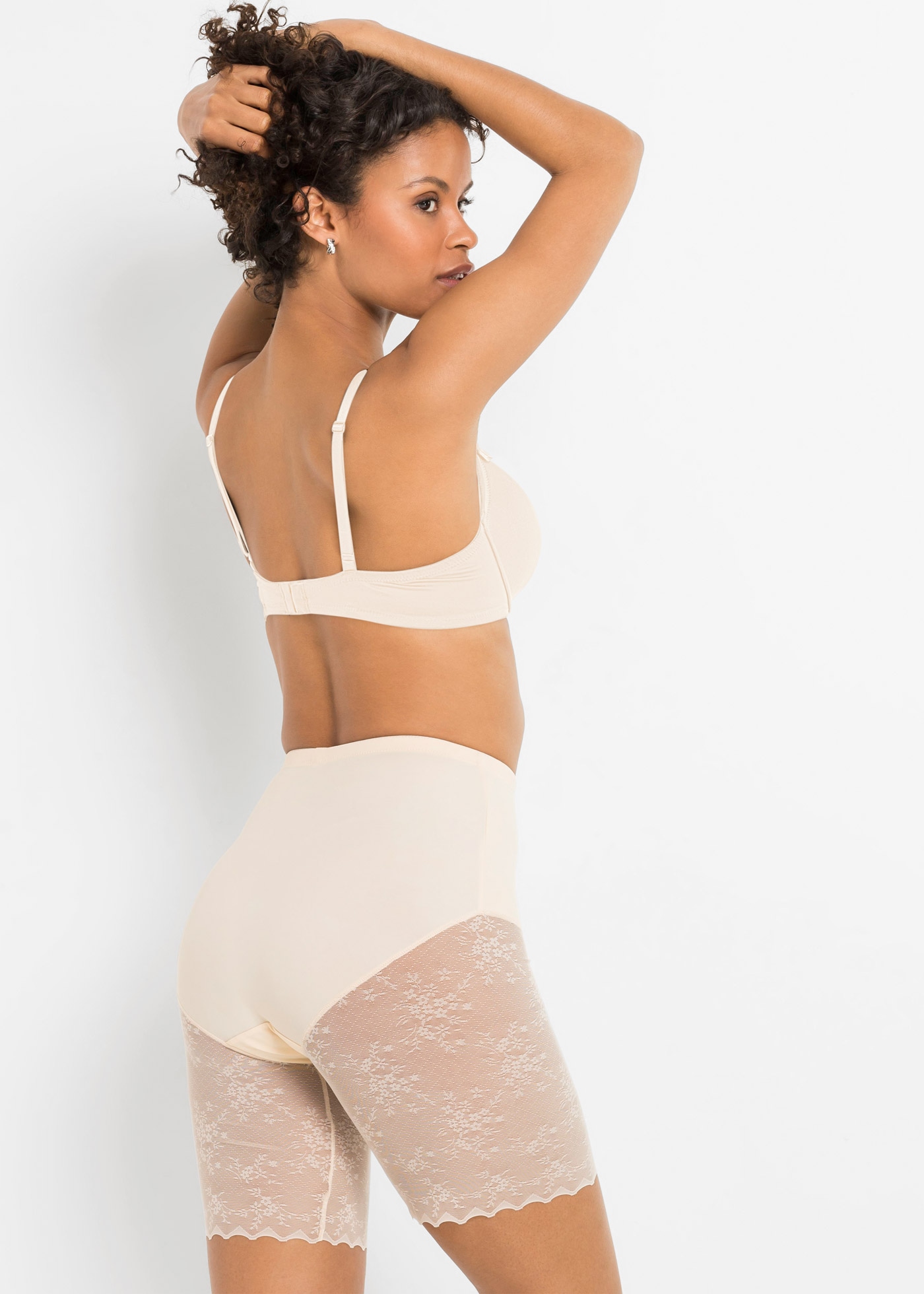 bonprix Shapingleggings  elastisches Material, mittlere Formkraft, mit dekorativer Spitze