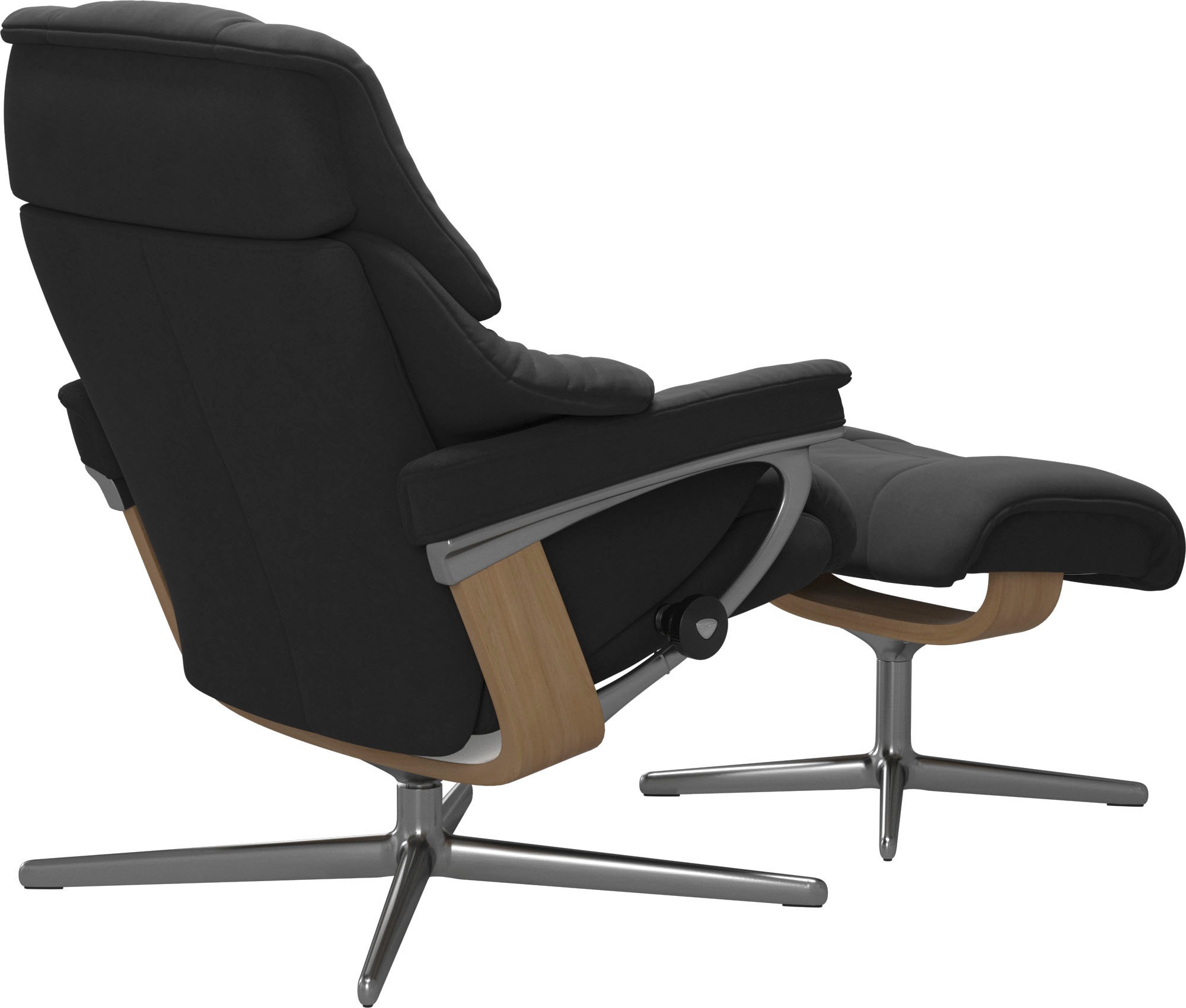 Stressless® Fußhocker »Reno« mit Cross Base, Größe S, M & L, Holzakzent Eiche