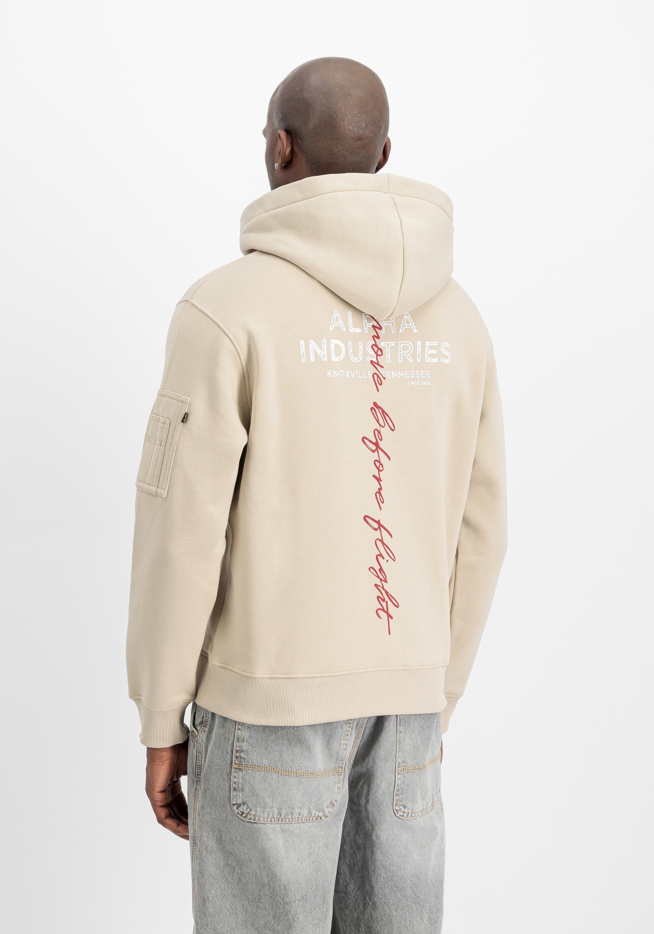 Alpha Industries Hoodie »Alpha Industries Men - Hoodies Signature Backprint Hoodie«