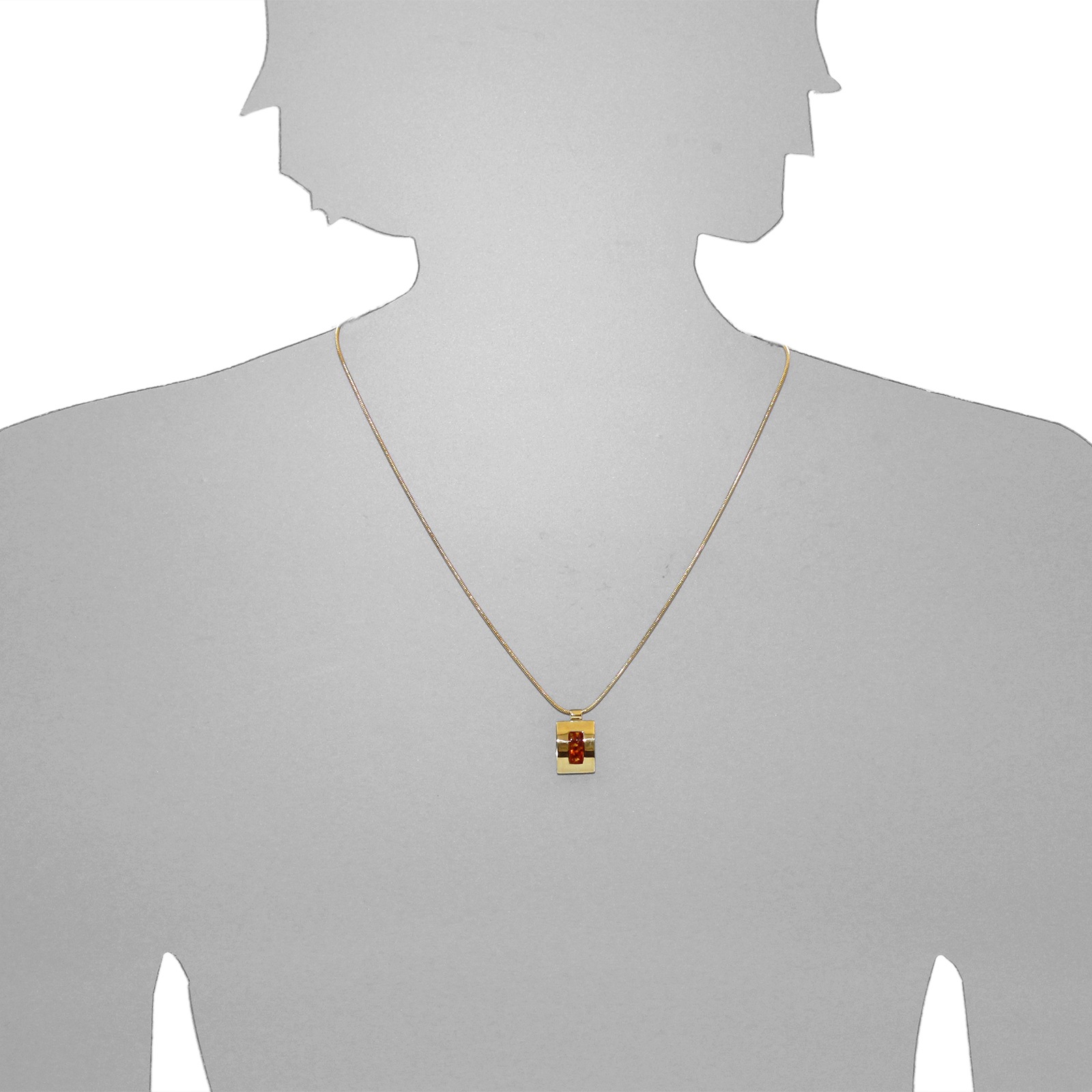 OSTSEE-SCHMUCK Kettenanhänger »- Emmi - Gold 333/000 - Bernstein«
