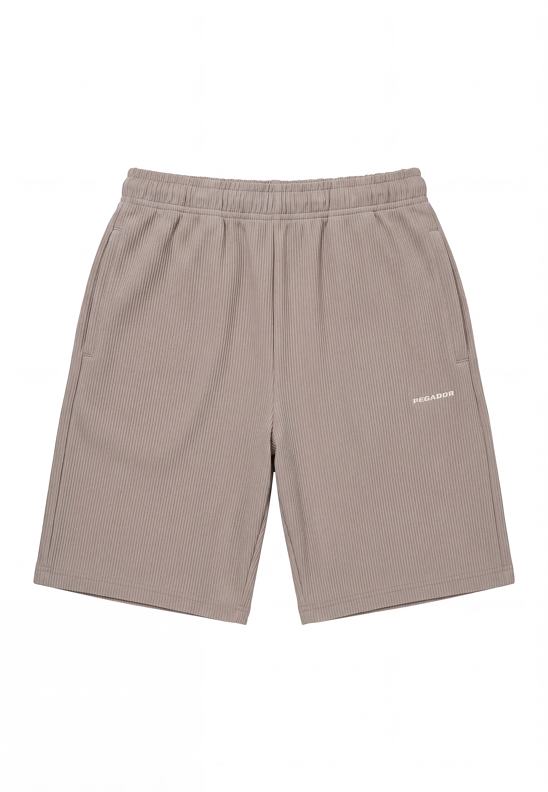 PEGADOR Shorts »TROY PLISSEE SHORTS«  Baumwollmischung, regular fit