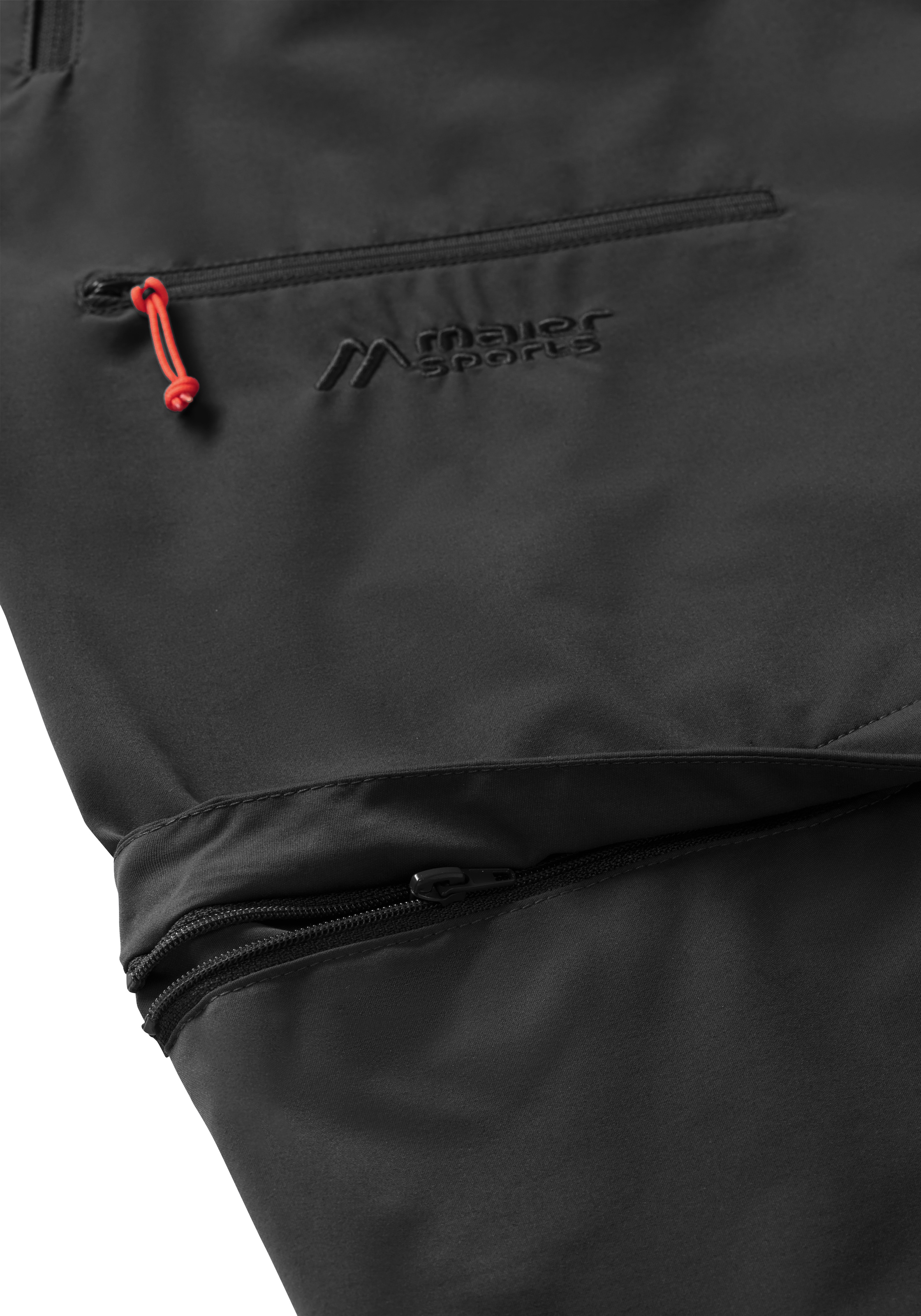 Maier Sports Outdoorhose »Nata Zip Loop«, Damen Wanderhose, Zip-Off Funktionshose, 3 Taschen, Regular Fit