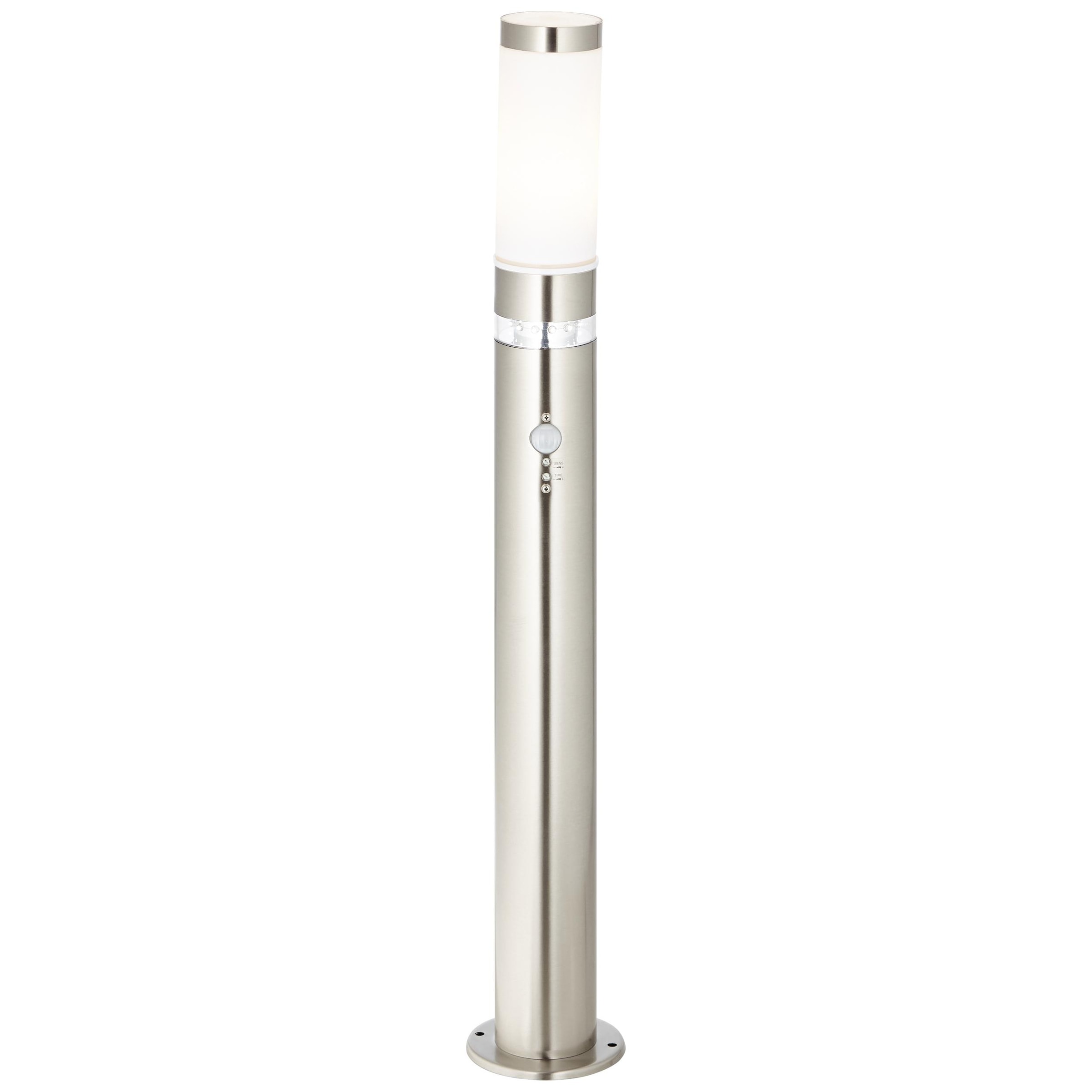 Brilliant Außen-Stehlampe »BOLE«, 78 cm Höhe, Ø 8 cm, Bewegungsmelder, E27,  Metall/Kunststoff, edelstahl bestellen im OTTO Online Shop