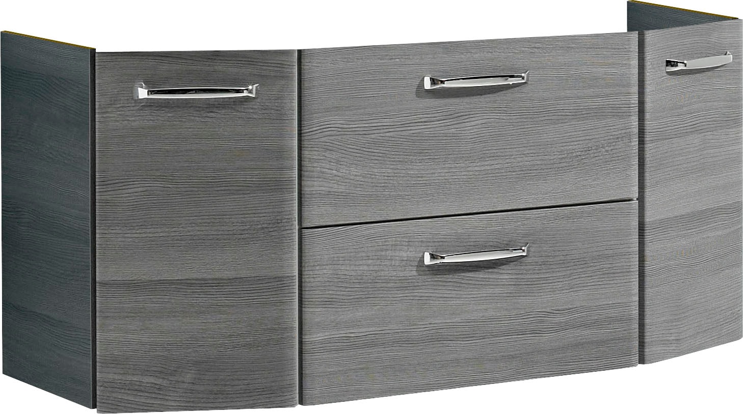 Saphir Badmöbel-Set »Quickset 4-teilig, Mineralmarmor-Waschtisch und LED-Spiegelschrank« 5 Stk. tlg.