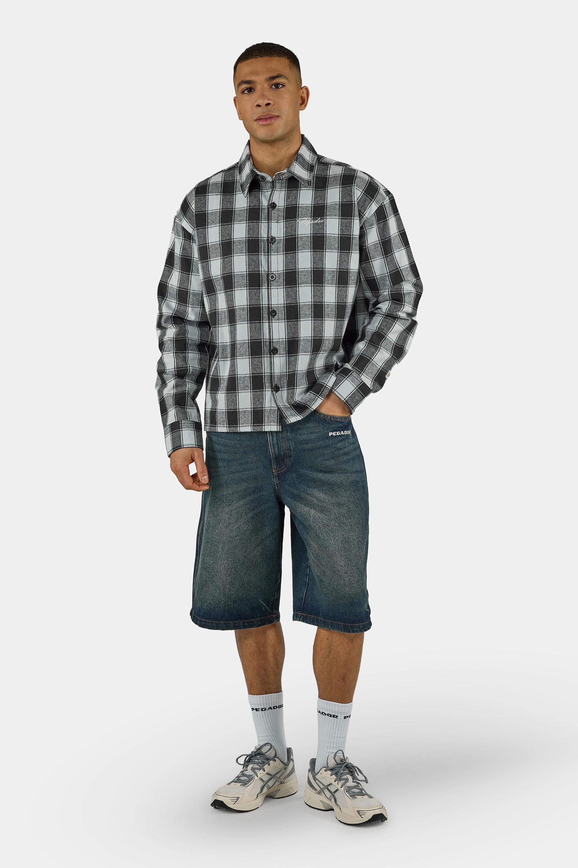 PEGADOR Jeansshorts »Kolar Jorts« Baumwolle, regular fit