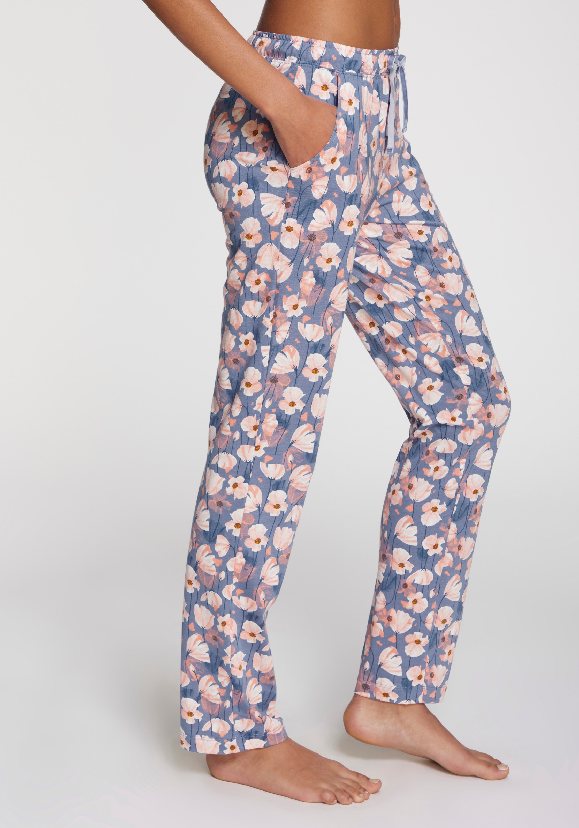 Vivance Dreams Pyjamahose, mit Schönem Allover-Muster