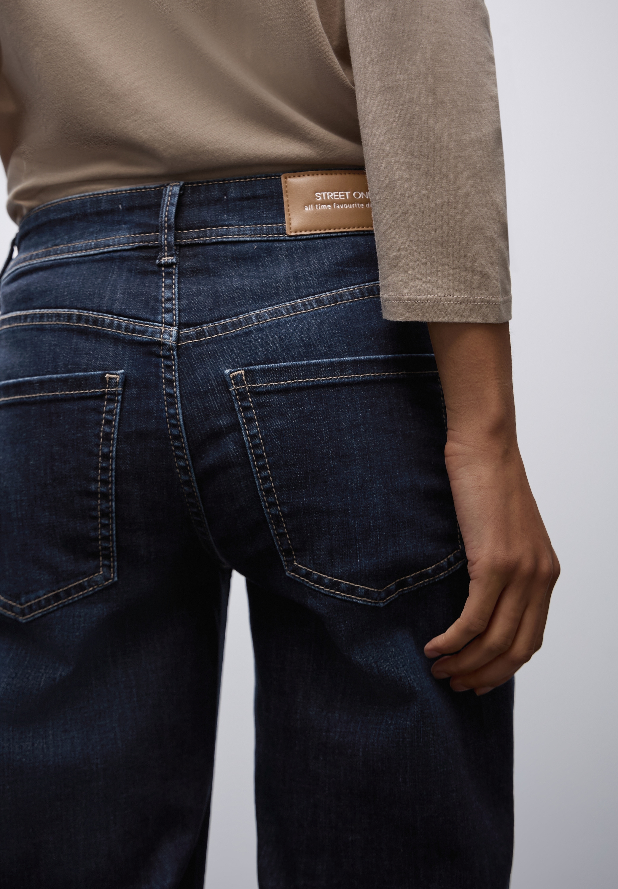 STREET ONE Straight-Jeans im Five-Pocket Style