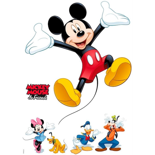 Komar Wandtattoo »Mickey and Friends«, (5 St.), 50x70 cm (Breite x Höhe),  selbstklebendes Wandtattoo online bei OTTO