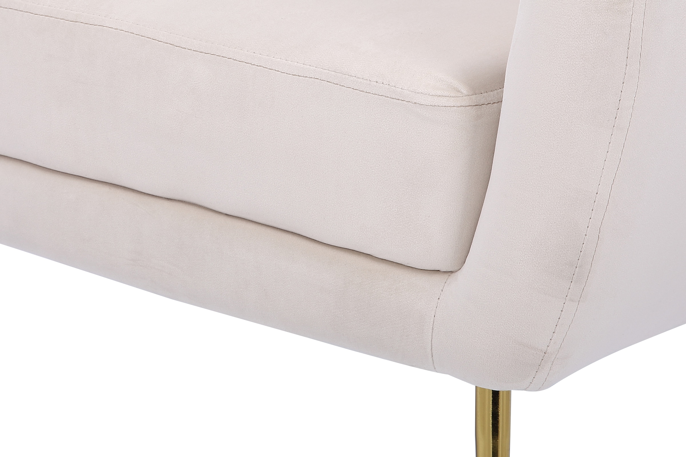 Kayoom Sessel »Sofa Doreen 125, komfortabler Sessel, einfarbige Gestaltung«, (1 St.), modern, platzsparend, pflegeleicht, samtweicher Bezug aus Stoff