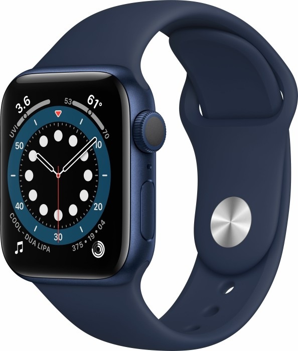 Apple Watch in Dunkelblau