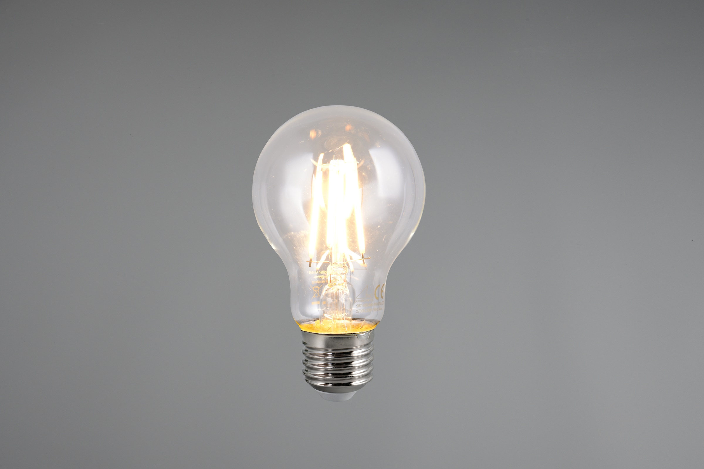 TRIO Leuchten LED-Filament »Leuchtmittel Set E27« E27 6 Stk. Warmweiß 6er Set Filament Leuchtmittel E27 Fassung, Glühbirne E27 LED warmweiß