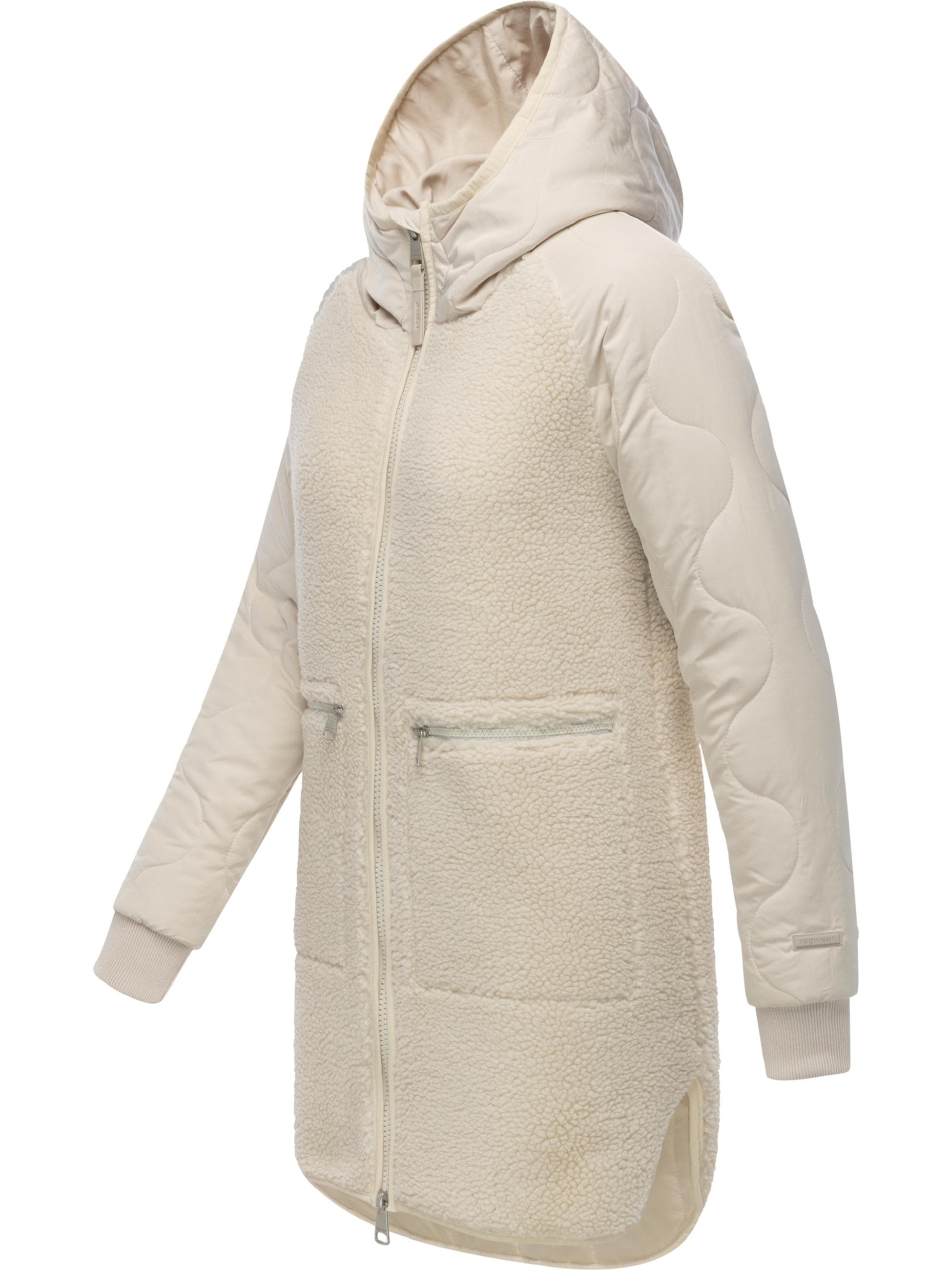 Ragwear Fellimitatmantel »Fellimitatmantel Longeddy«